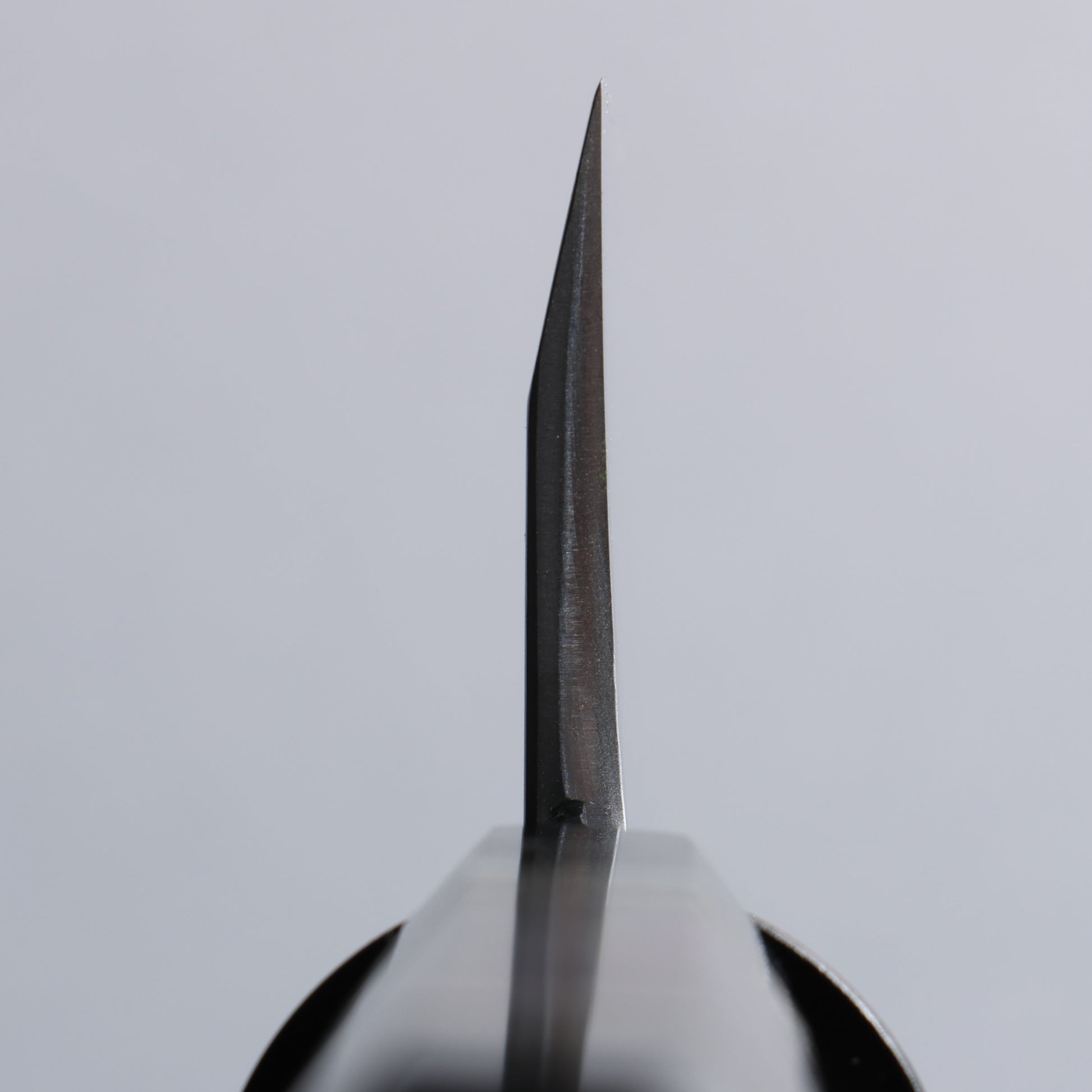 西田大祐 青ニ鋼 ダマスカス 出刃包丁 150mm スタビライズ瘤  シルバーリング 水牛角口輪とエンドキャップ付き柄 - 清助刃物