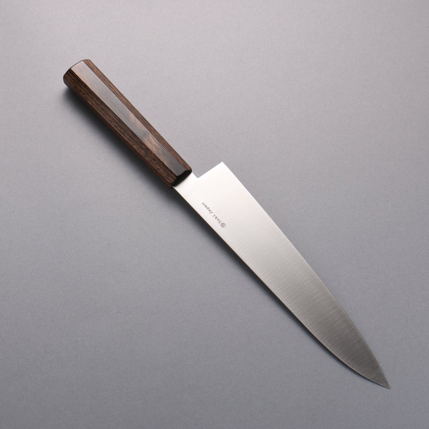 兼常 一途 V金10号 牛刀包丁 210mm 茶合板柄 - 清助刃物