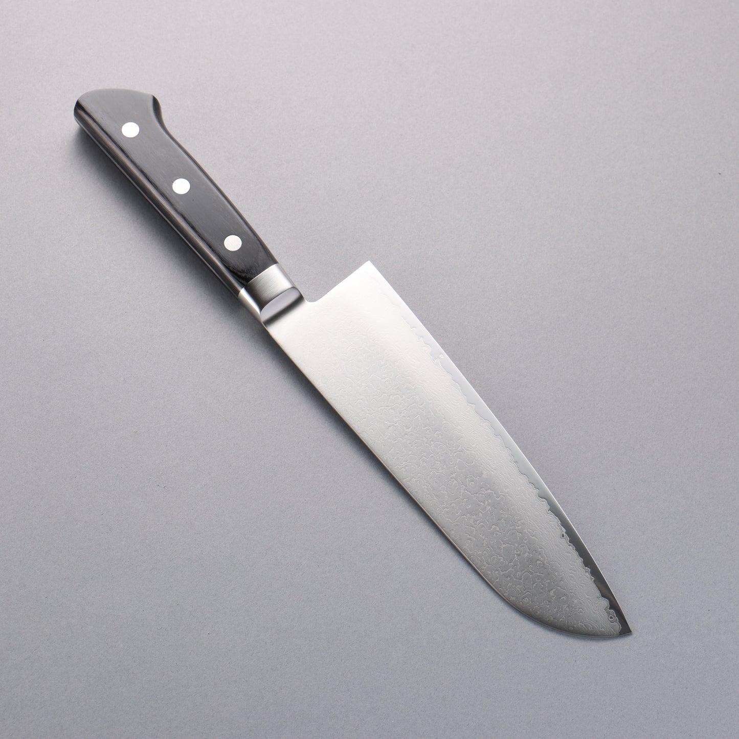 堺 孝行 モリブデン鋼(MOL) 63層ダマスカス 三徳包丁 180mm - 清助刃物