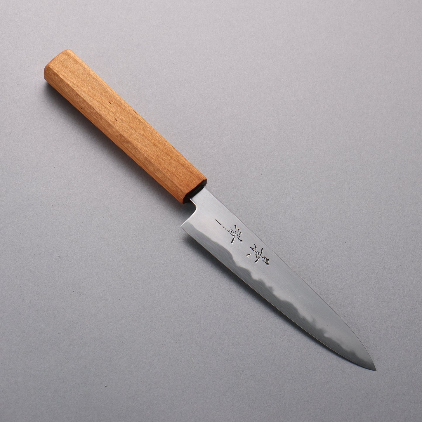 景清 極上 白ニ鋼 ペティーナイフ 150mm 桜柄 鞘付き - 清助刃物