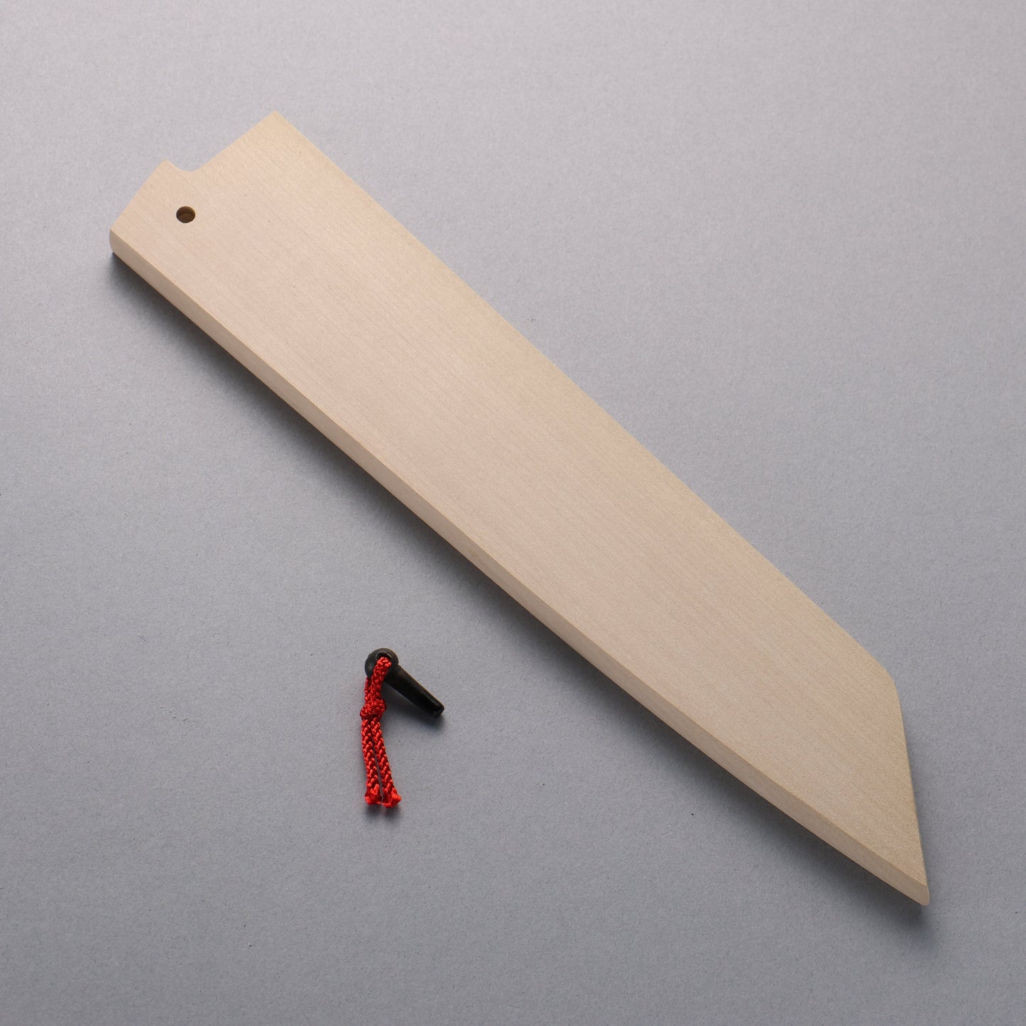 景清 極上 白ニ鋼 切付牛刀包丁 240mm 桜柄 鞘付き - 清助刃物