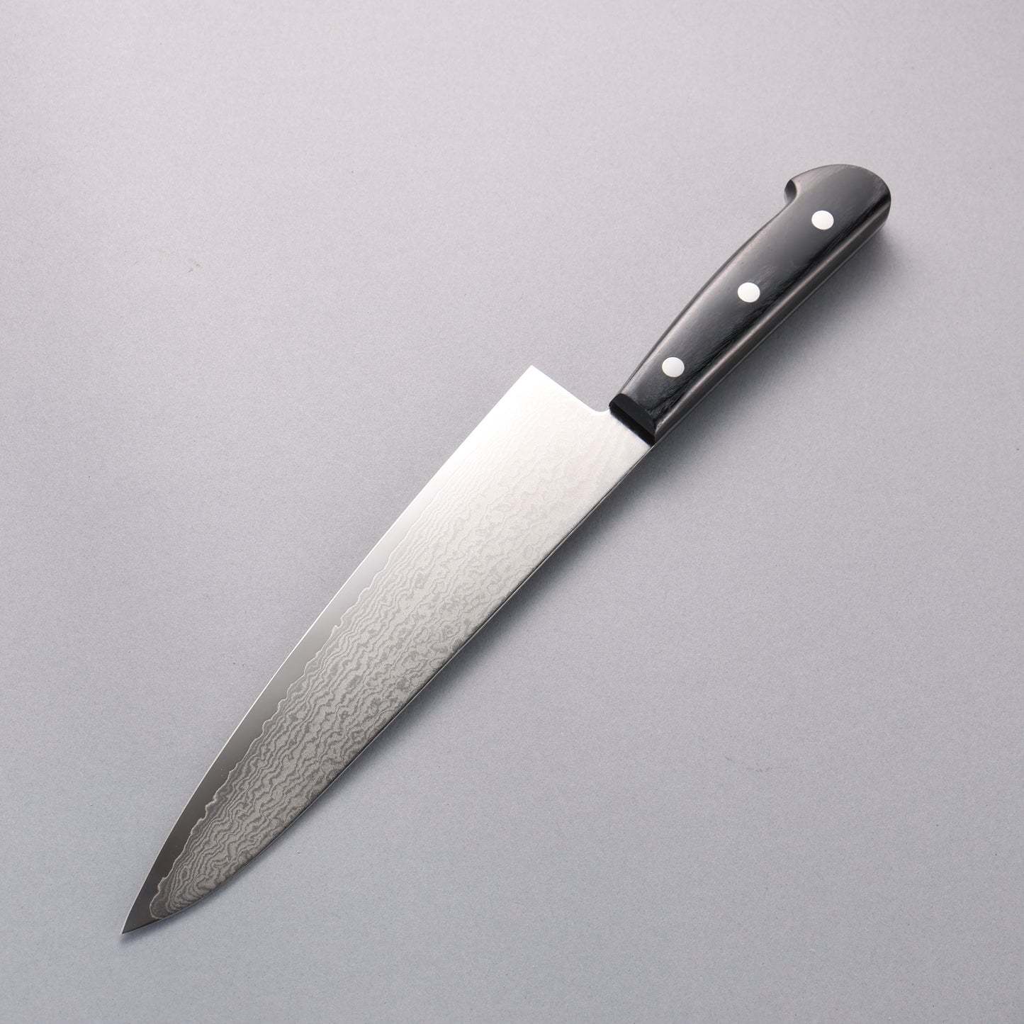 伊勢屋 V金10号 ダマスカス 牛刀包丁 210mm - 清助刃物