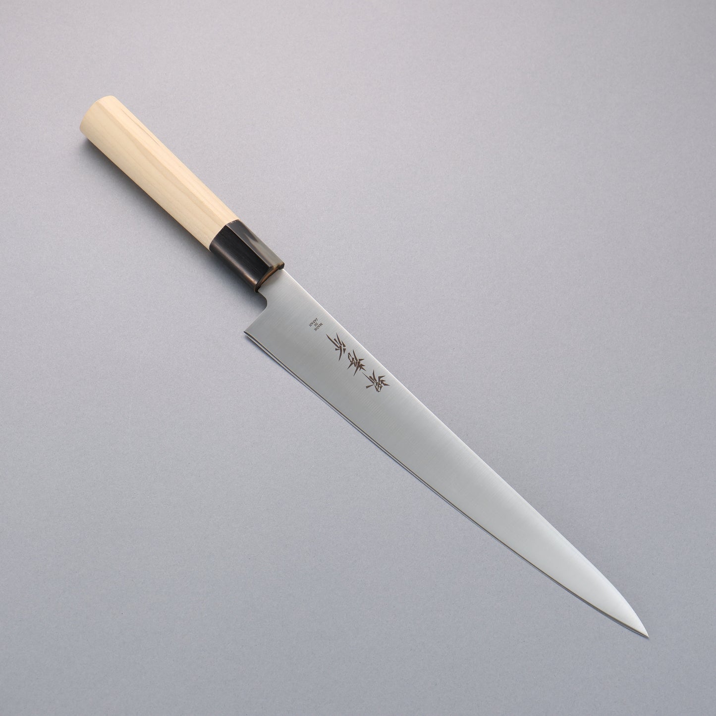 堺 孝行 INOX スチール 筋引包丁 240mm 朴柄 - 清助刃物