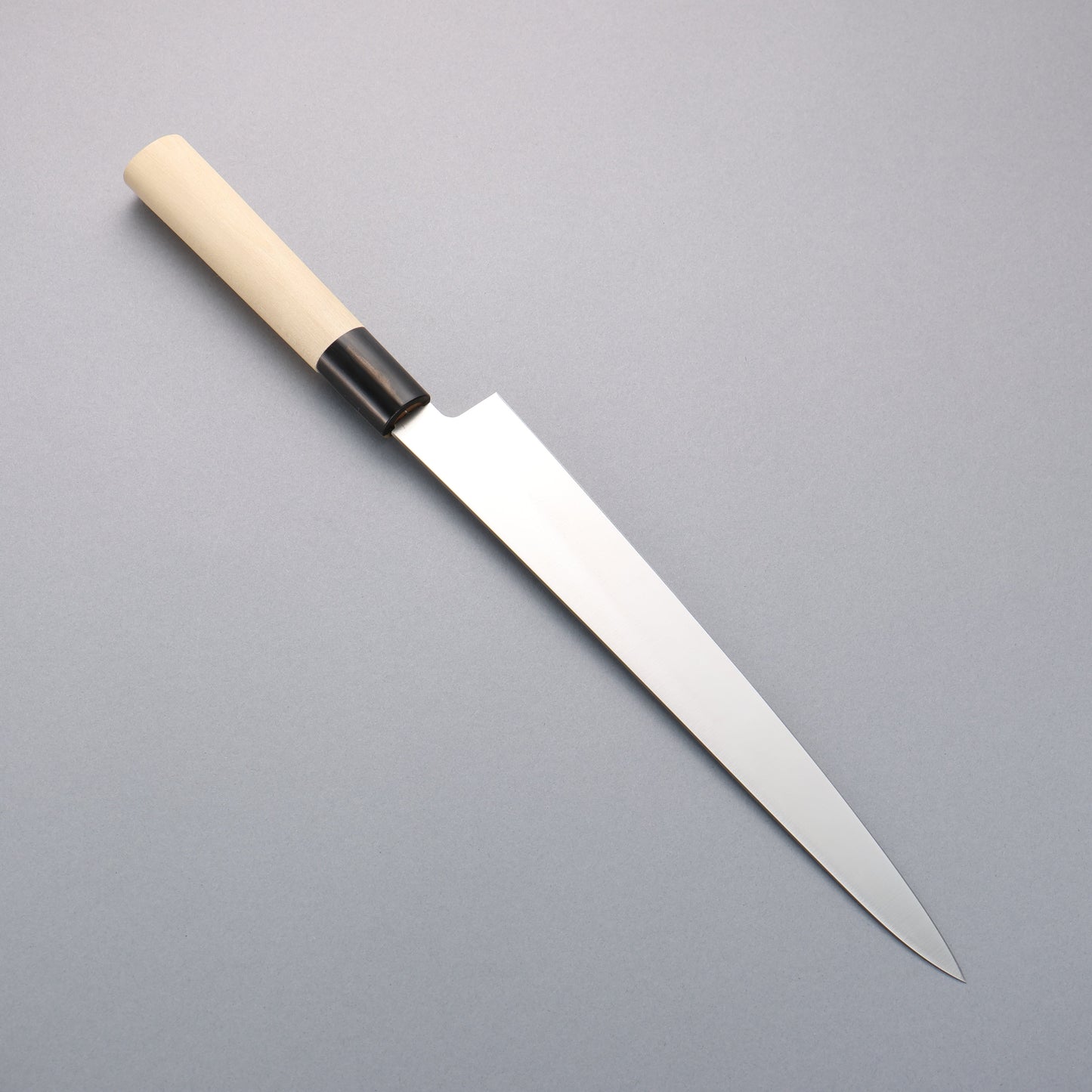 堺 孝行 INOX スチール 筋引包丁 240mm 朴柄 - 清助刃物