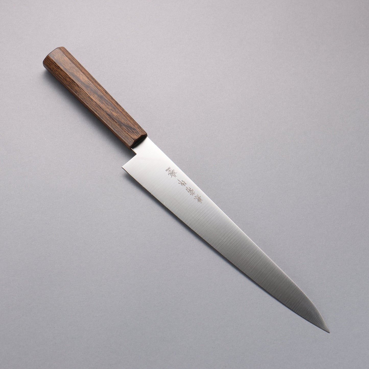 兼常 一途 V金10号 筋引包丁 240mm 茶合板柄 - 清助刃物