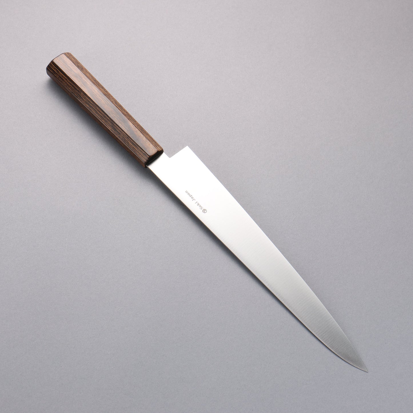 兼常 一途 V金10号 筋引包丁 240mm 茶合板柄 - 清助刃物