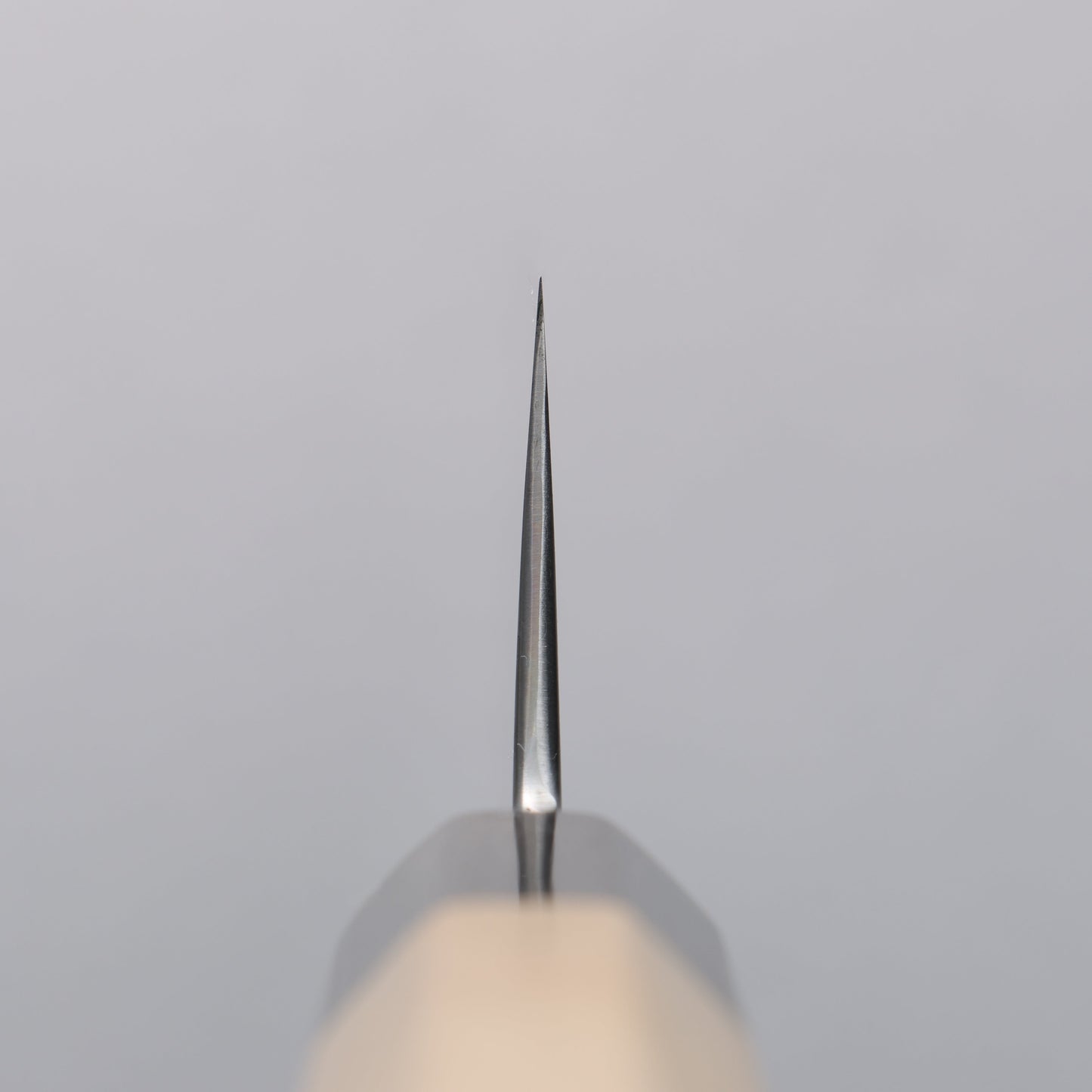 菊月 白ニ鋼 霞研 切付牛刀包丁 240mm 朴柄 - 清助刃物