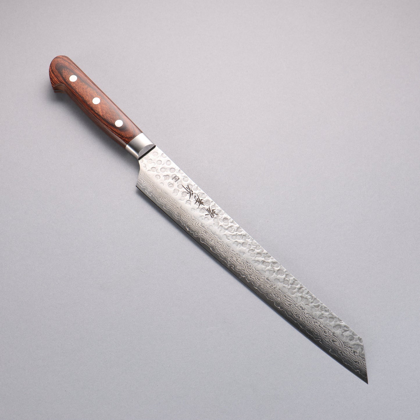 堺 孝行 VG10 17層 鎚目 ダマスカス 切付柳刃包丁 270mm - 清助刃物