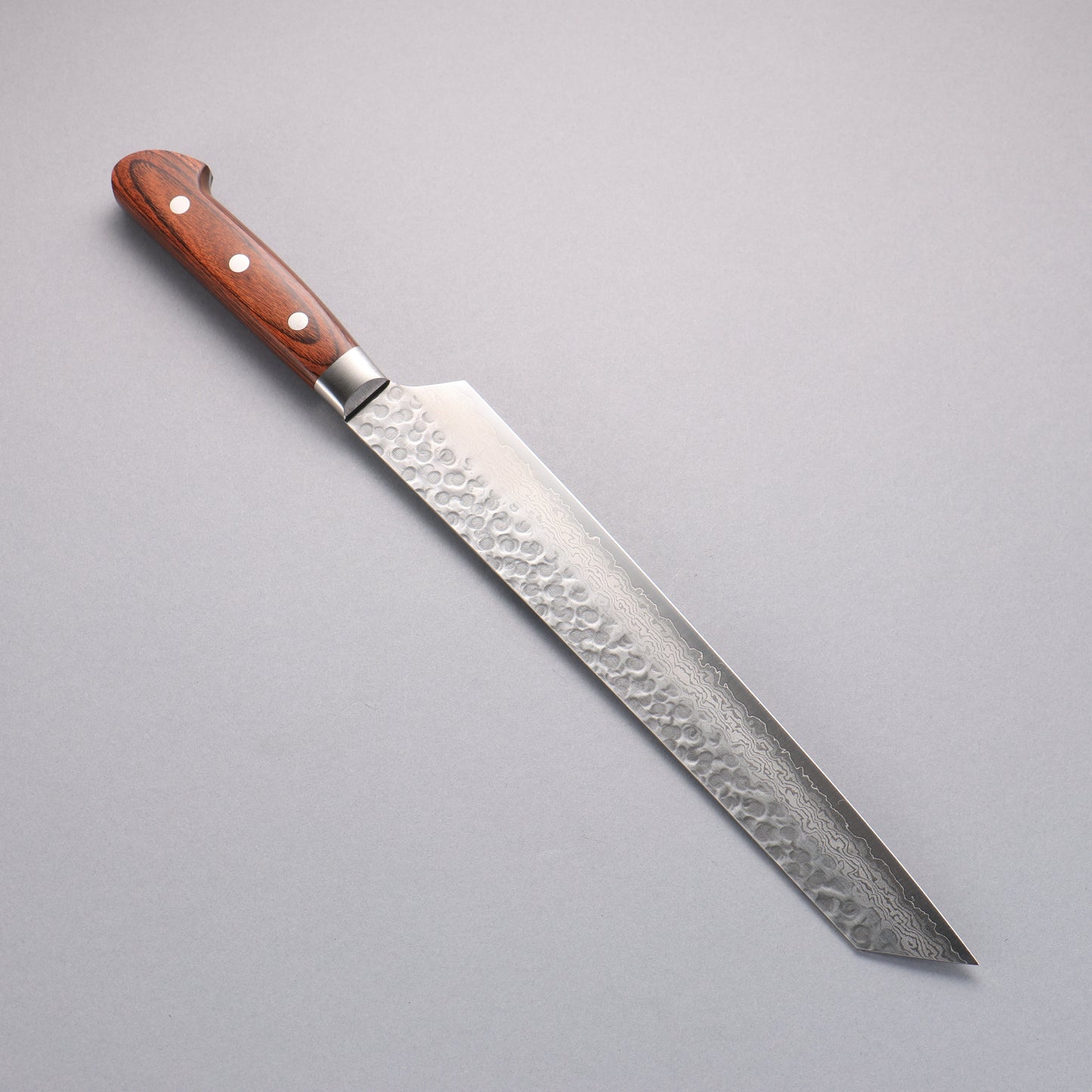 堺 孝行 VG10 17層 鎚目 ダマスカス 切付柳刃包丁 270mm - 清助刃物