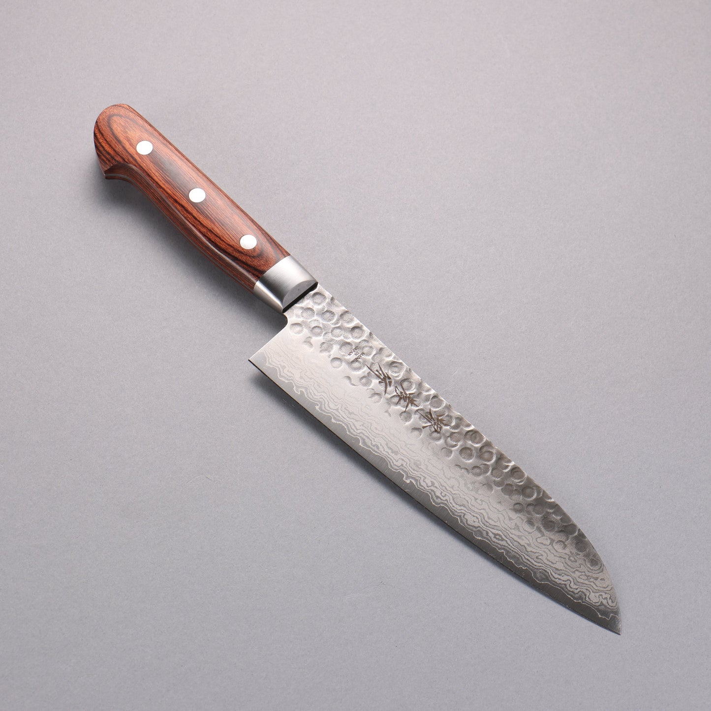 堺 孝行 V金10号 17層ダマスカス 三徳包丁 180mm - 清助刃物