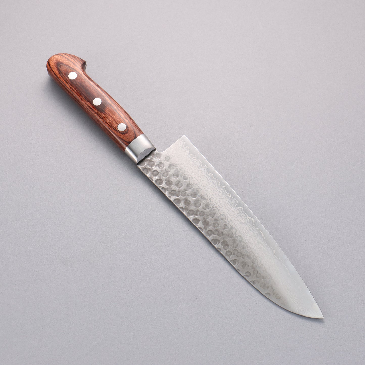 堺 孝行 V金10号 17層ダマスカス 三徳包丁 180mm - 清助刃物