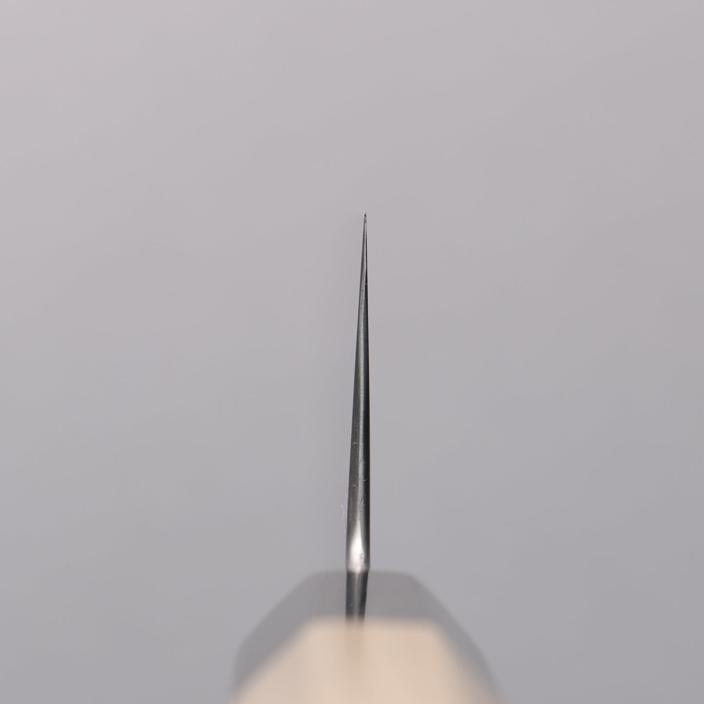 菊月 白ニ鋼 霞研 切付牛刀包丁 210mm 朴柄 - 清助刃物