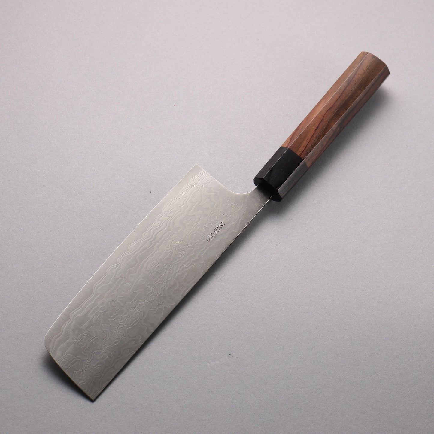 山本 直 SG2 ダマスカス 磨き仕上げ 菜切包丁 165mm 紫檀 (口輪:黒合板)柄 - 清助刃物