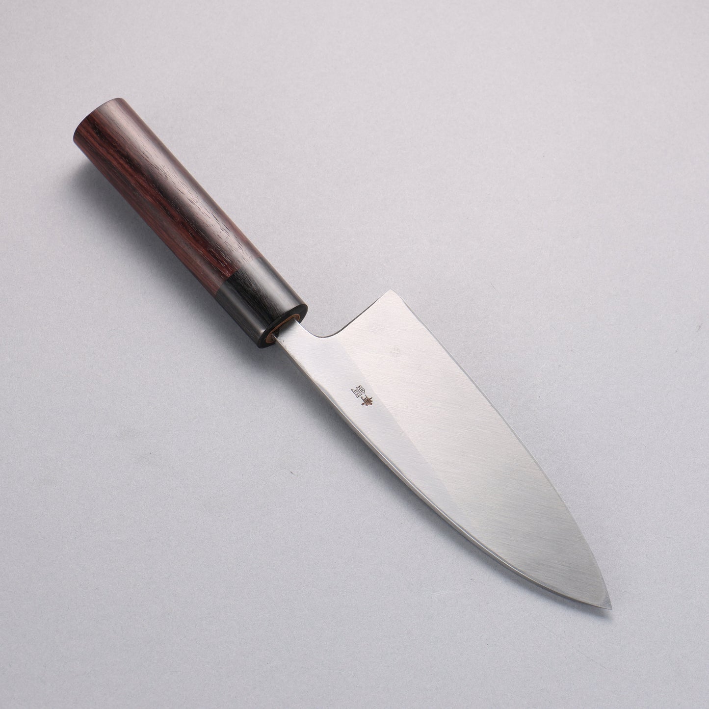 清助 青紙 霞研 出刃包丁 150mm 紫檀柄 - 清助刃物