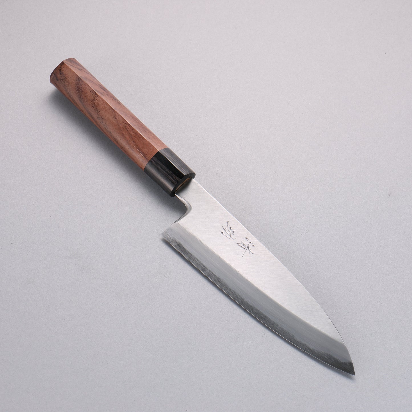 清助 白鋼 霞研 舟行包丁 180mm 紫檀柄 - 清助刃物
