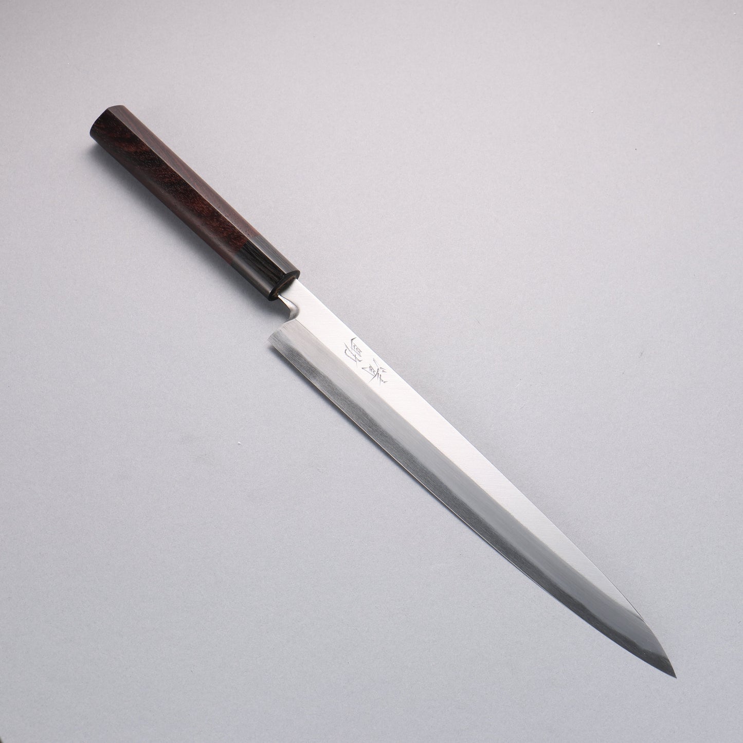 清助 青紙 霞研 柳刃包丁 270mm 紫檀柄 - 清助刃物
