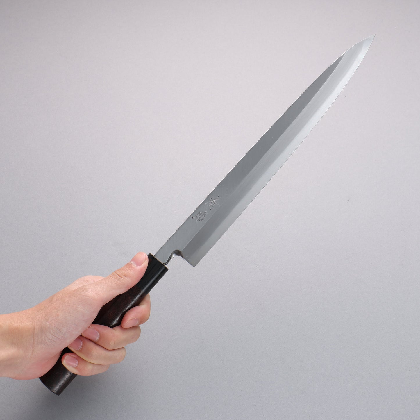 清助 青紙 霞研 柳刃包丁 270mm 紫檀柄 - 清助刃物