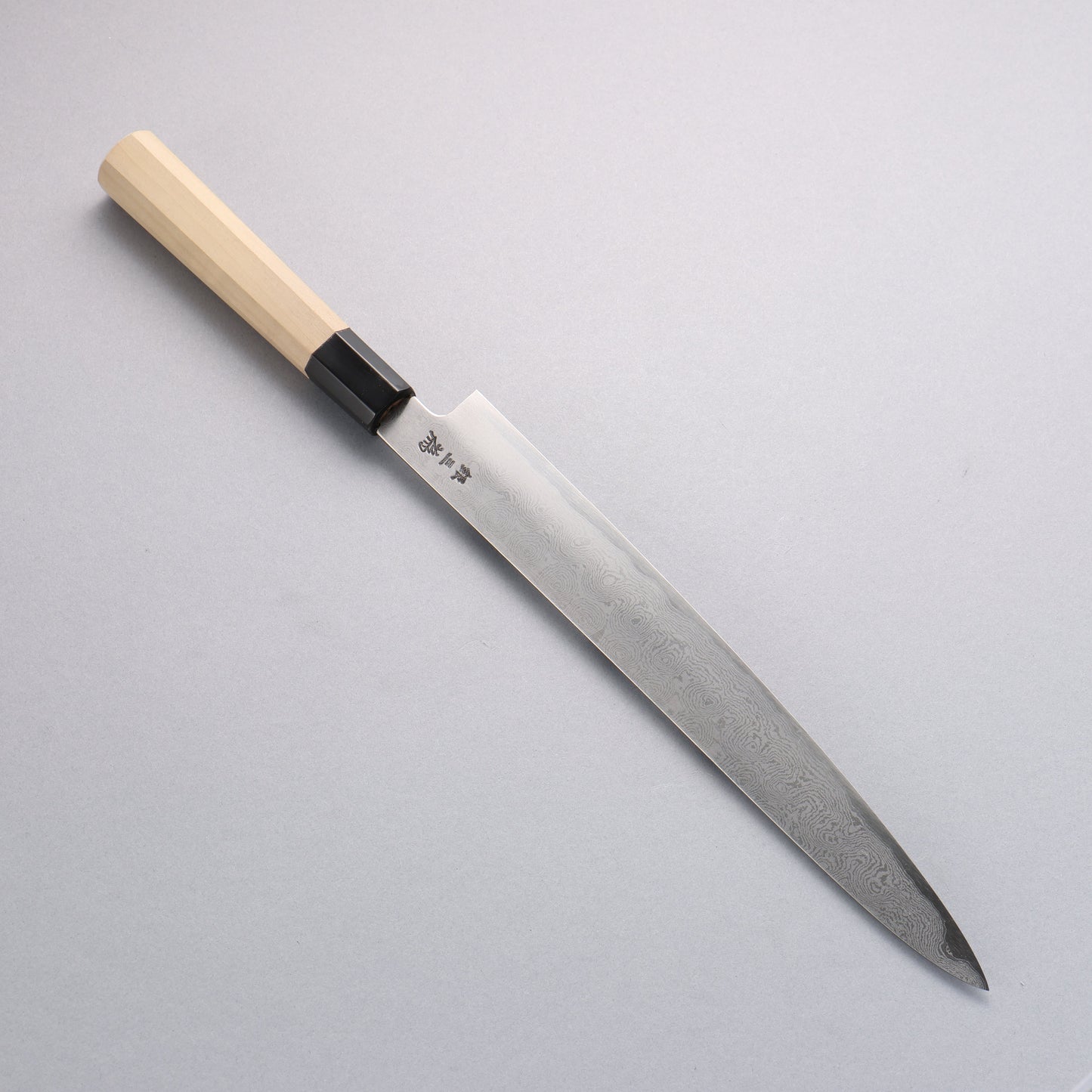 堺 孝行 銀三鋼 ダマスカス 筋引包丁 270mm - 清助刃物