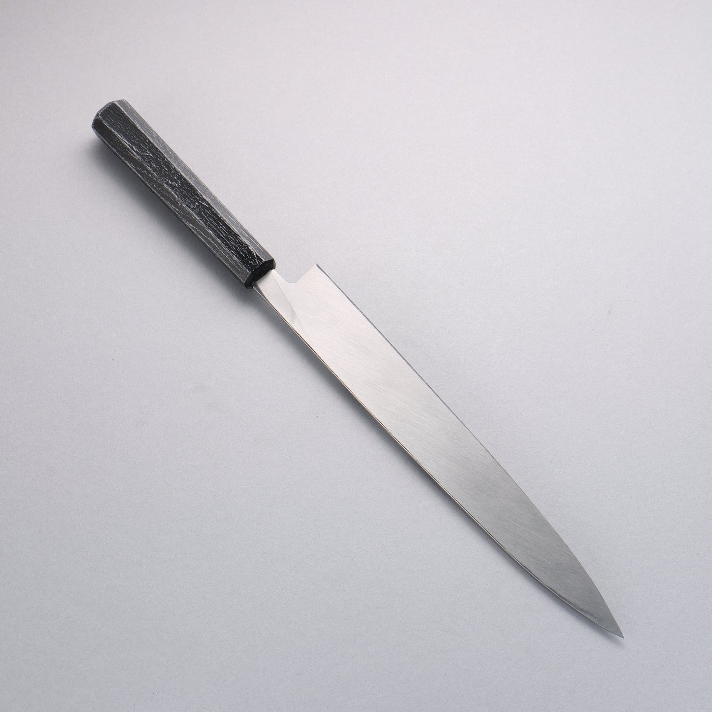 堺 孝行 なないろ INOX モリブデン鋼 柳刃包丁 270mm ABS樹脂(黒檀)柄 - 清助刃物