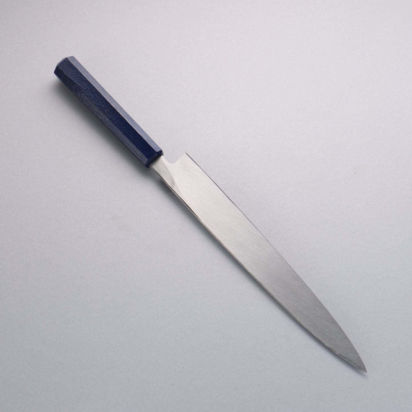 堺 孝行 なないろ INOX モリブデン鋼 柳刃包丁 270mm ABS樹脂(群青パール)柄 - 清助刃物
