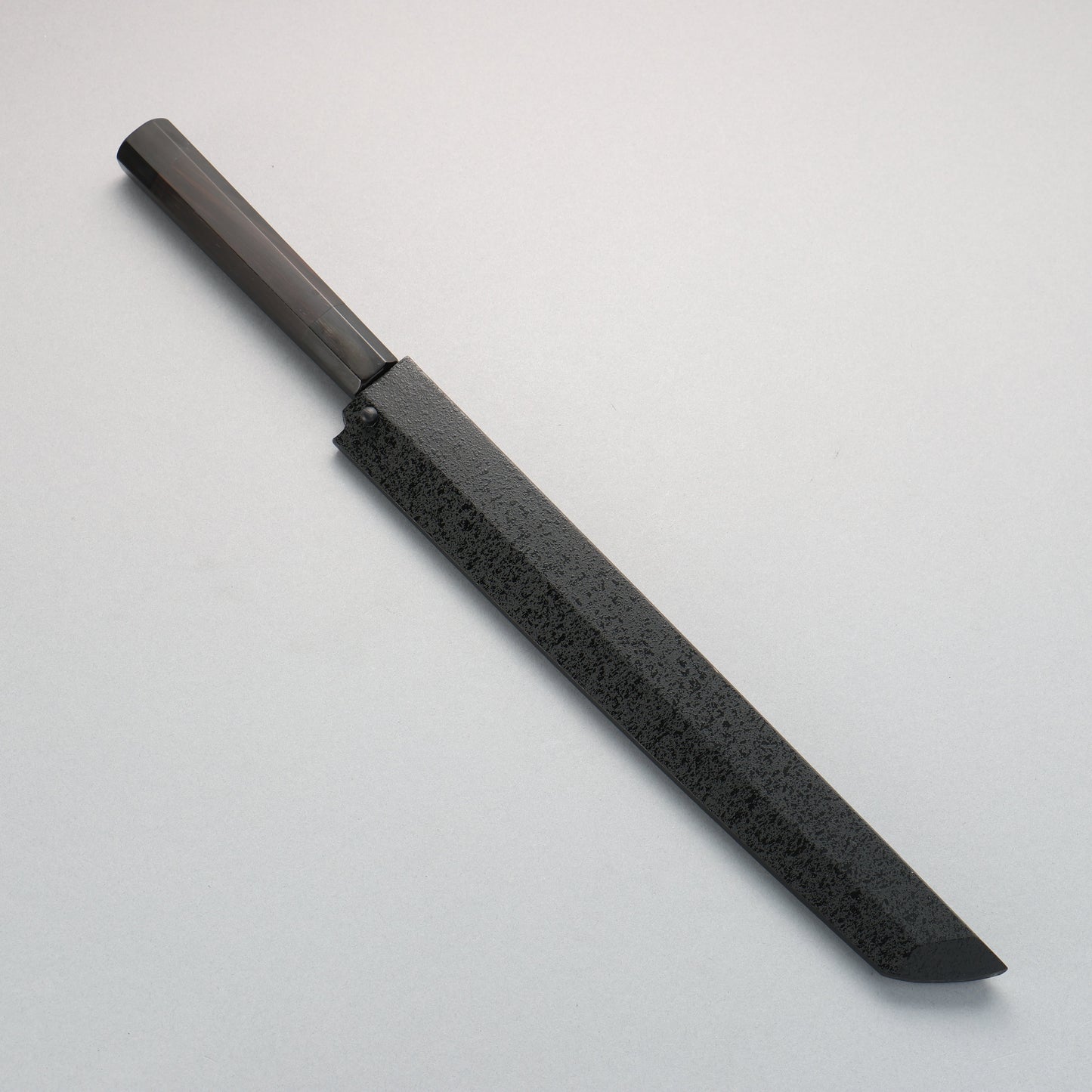 堺 孝行 白虎 白一鋼 先丸蛸引包丁 270mm 黒檀柄 鞘付き - 清助刃物