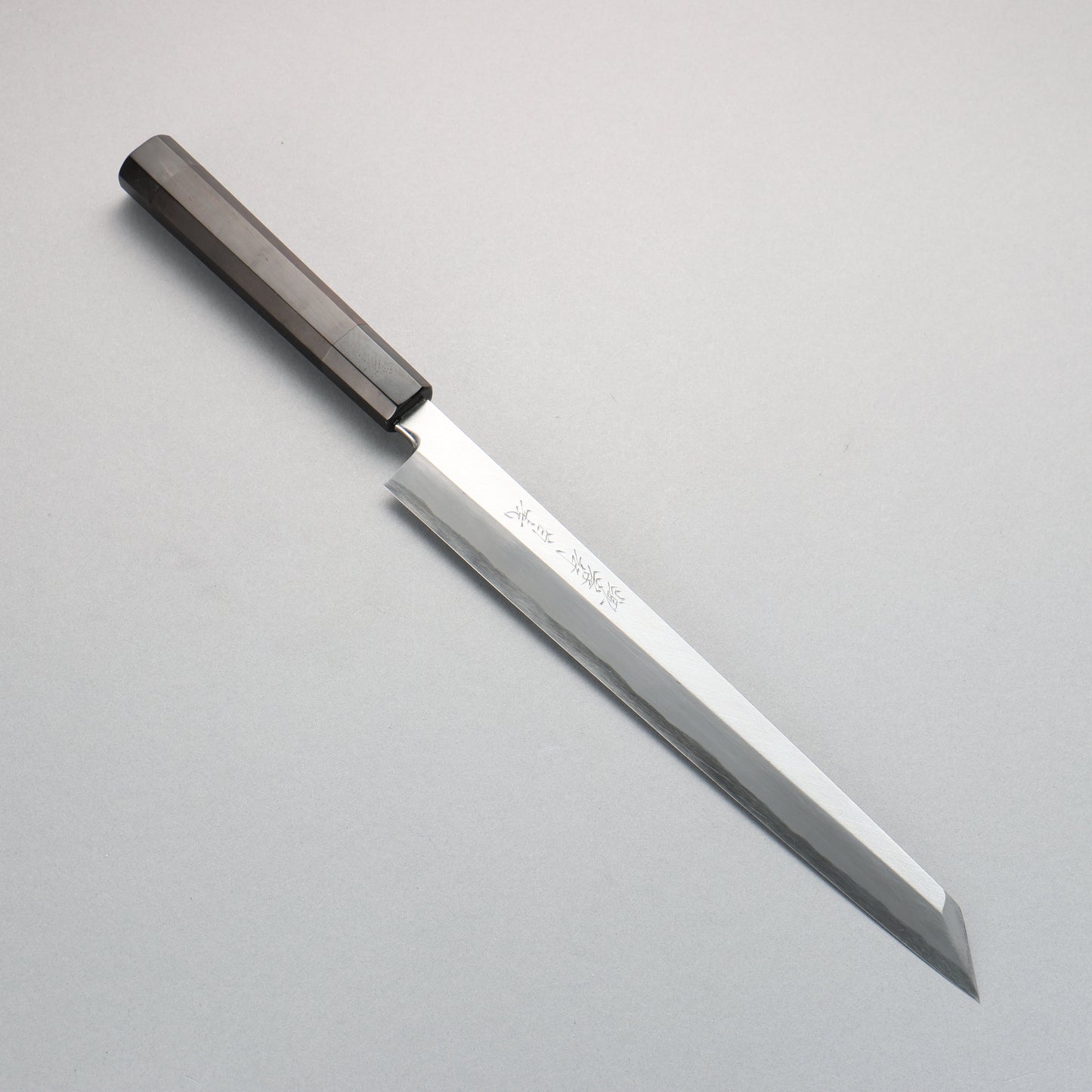 堺 孝行 白虎 白一鋼 切付柳刃包丁 270mm 黒檀柄 鞘付き - 清助刃物
