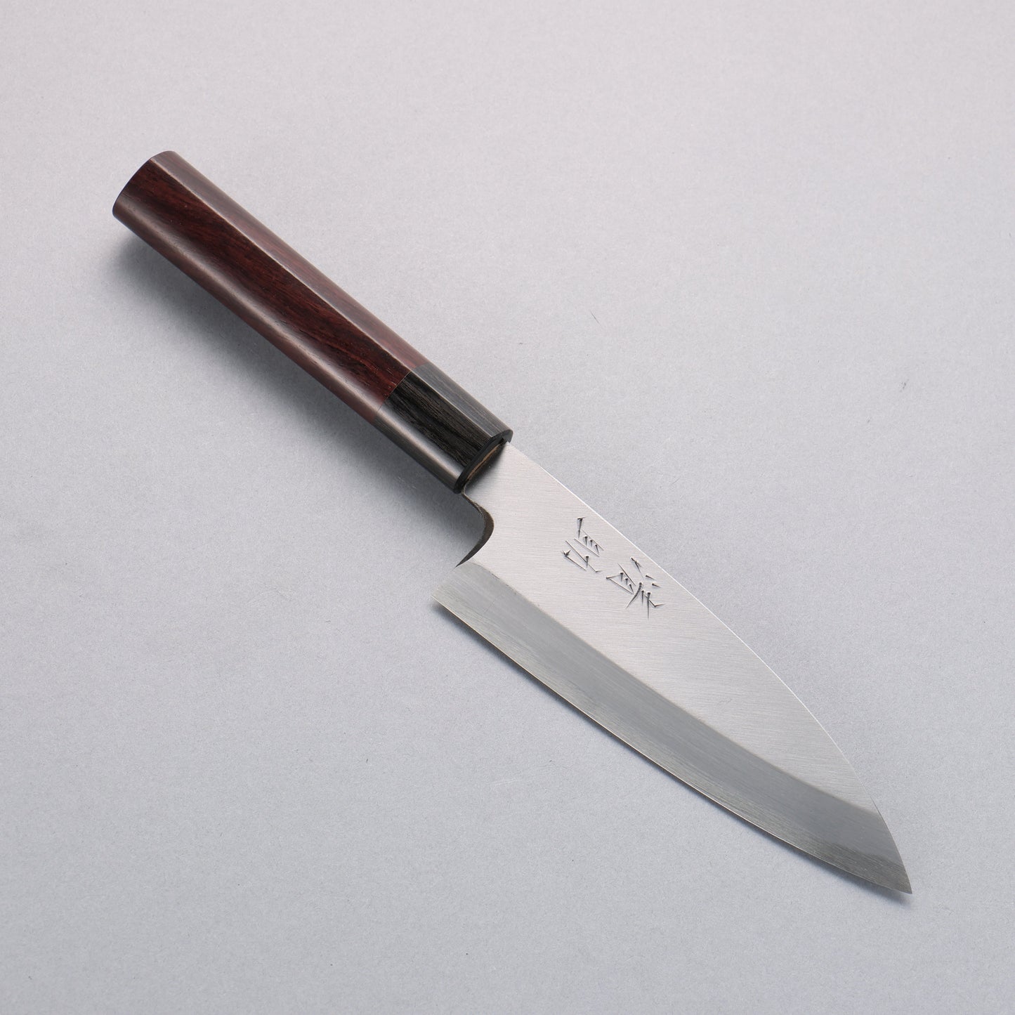 清助 白鋼 霞研 舟行包丁 150mm 紫檀柄 - 清助刃物
