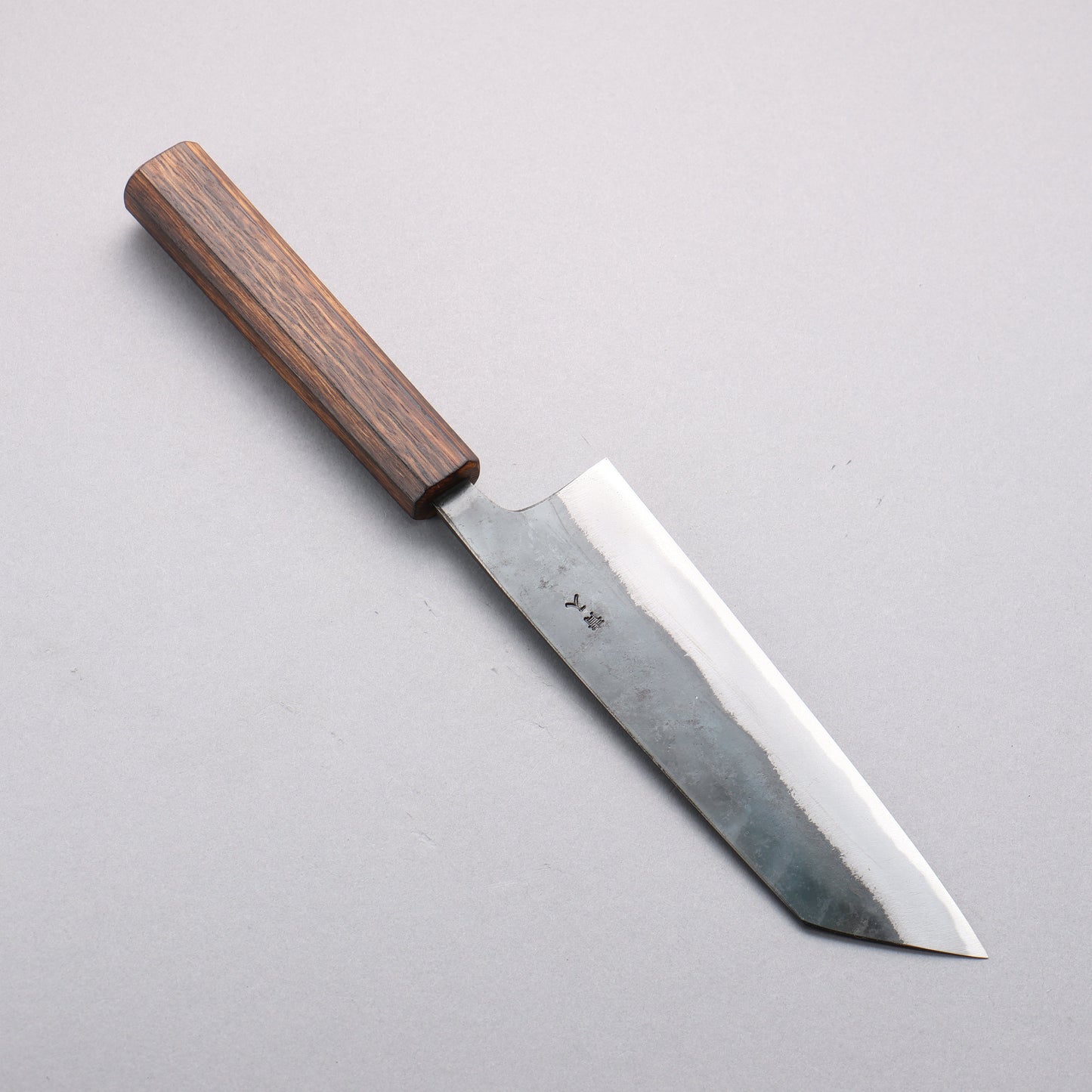 翁流 青ニ鋼 黒仕上げ 文化包丁 170mm 樫柄 - 清助刃物
