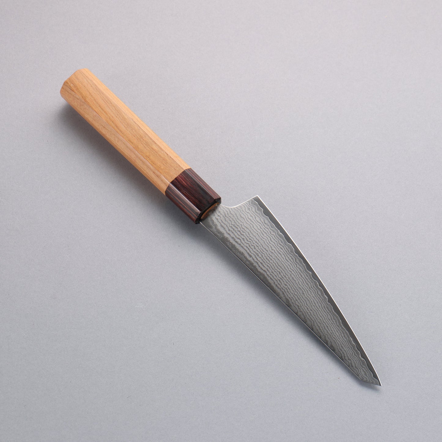 堺 孝行 V金10号 33層ダマスカス サバキ包丁 150mm ケヤキ柄 - 清助刃物