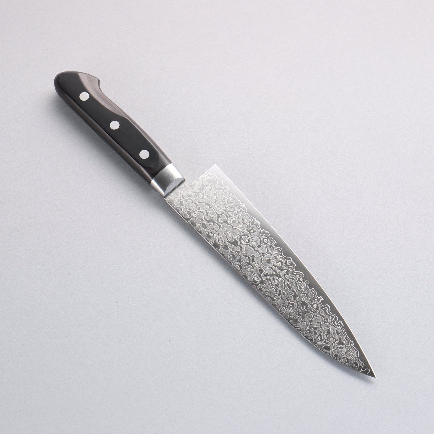 堺 孝行 AUS10 45層 鏡面仕上げ ダマスカス 牛刀包丁 180mm - 清助刃物