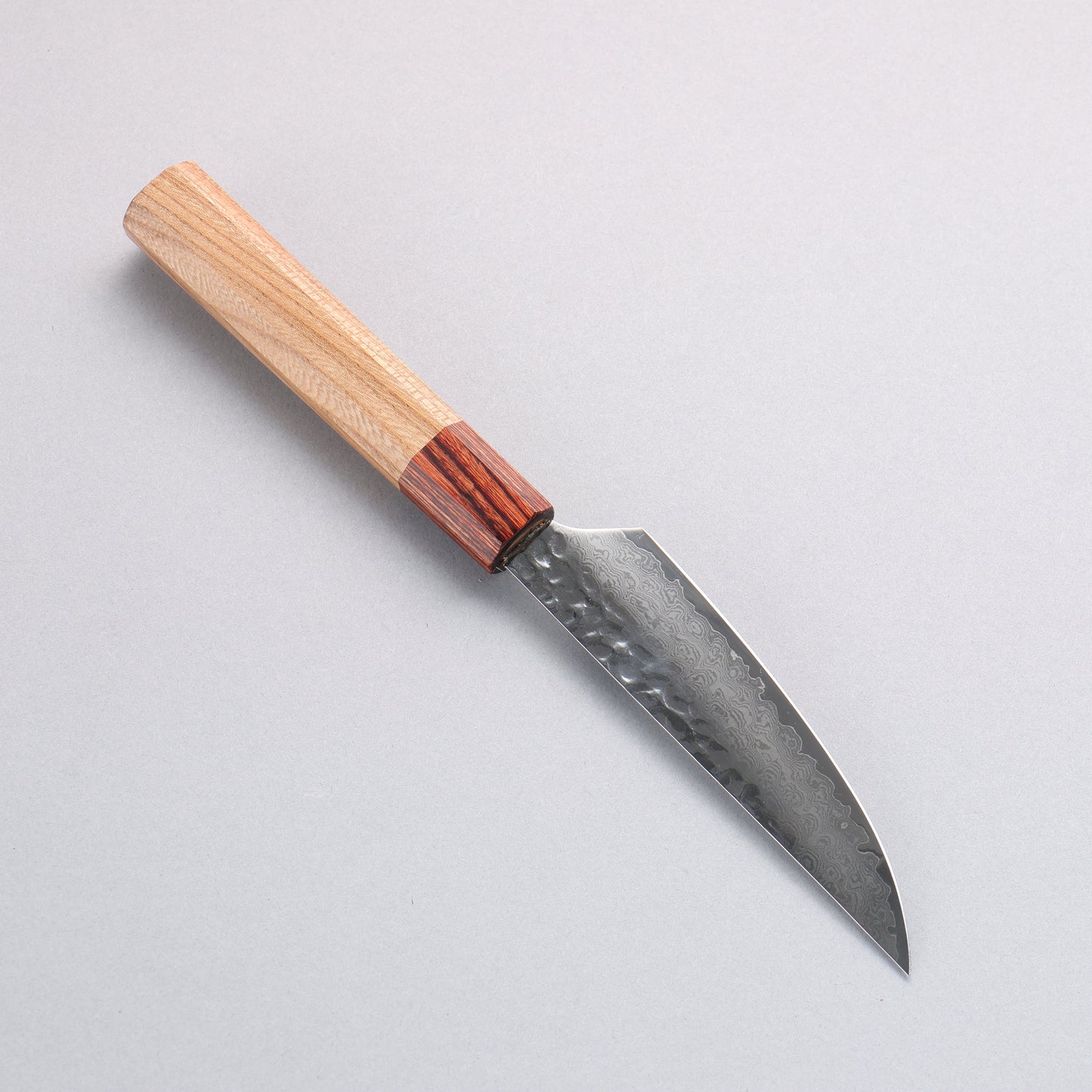 堺 孝行 V金10号 33層ダマスカス ステーキナイフ 120mm ケヤキ柄 - 清助刃物