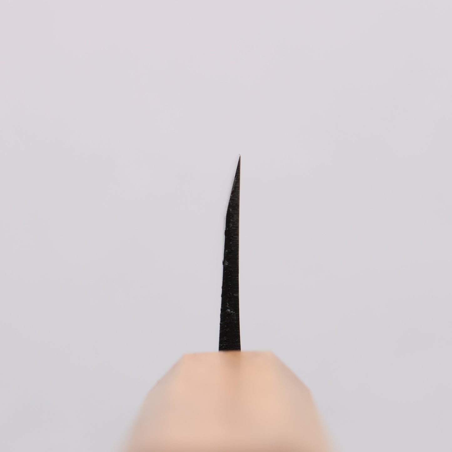 中新田 白ニ鋼 黒仕上げ 三徳包丁 150mm 樫柄 - 清助刃物