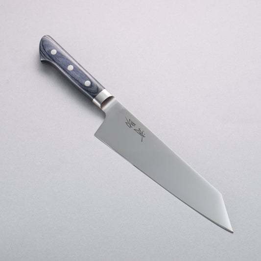 清助 青天 モリブデン鋼(MOL) 切付三徳包丁 195mm 合板 (紺色)柄 - 清助刃物