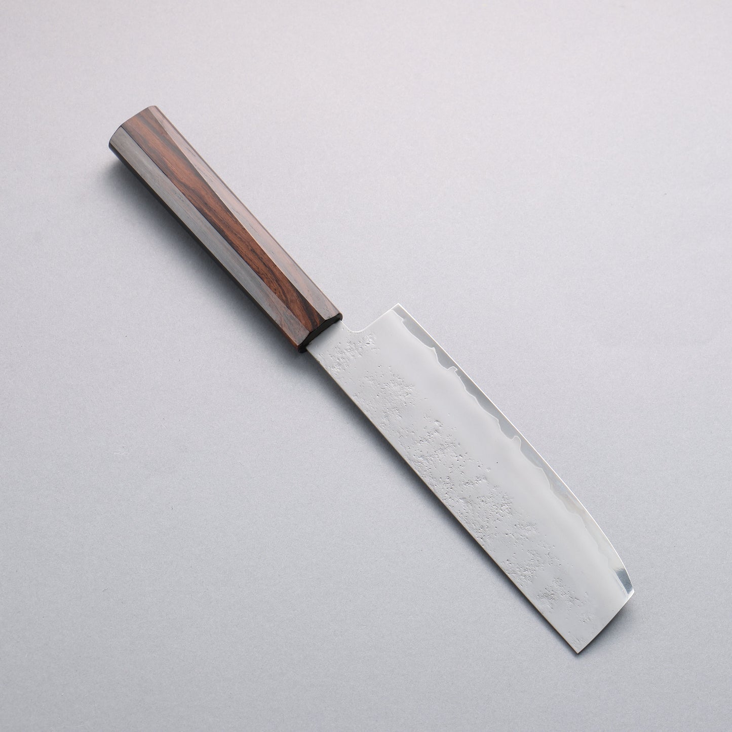 堺 孝行 V金10号 梨地 菜切包丁 160mm 黒檀柄 - 清助刃物
