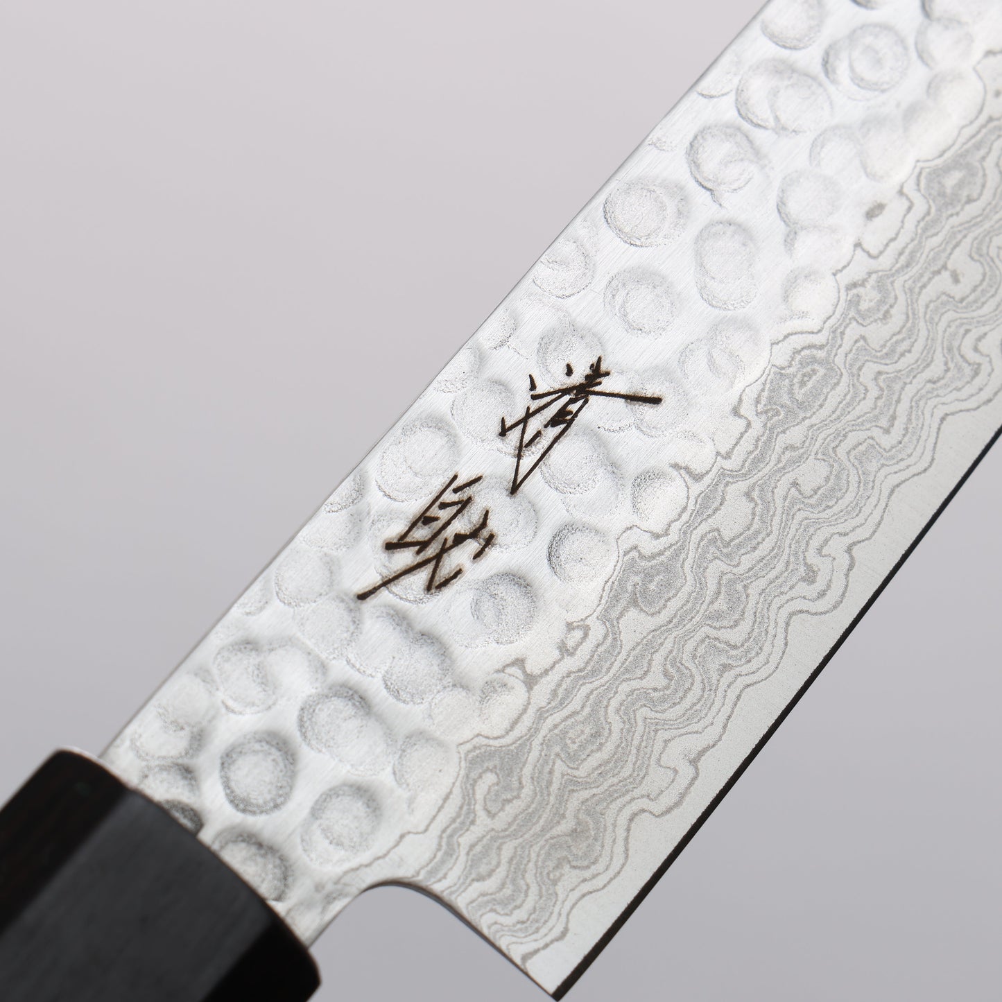 清助 AUS10 45層ダマスカス ペティーナイフ 150mm 紫檀柄 - 清助刃物