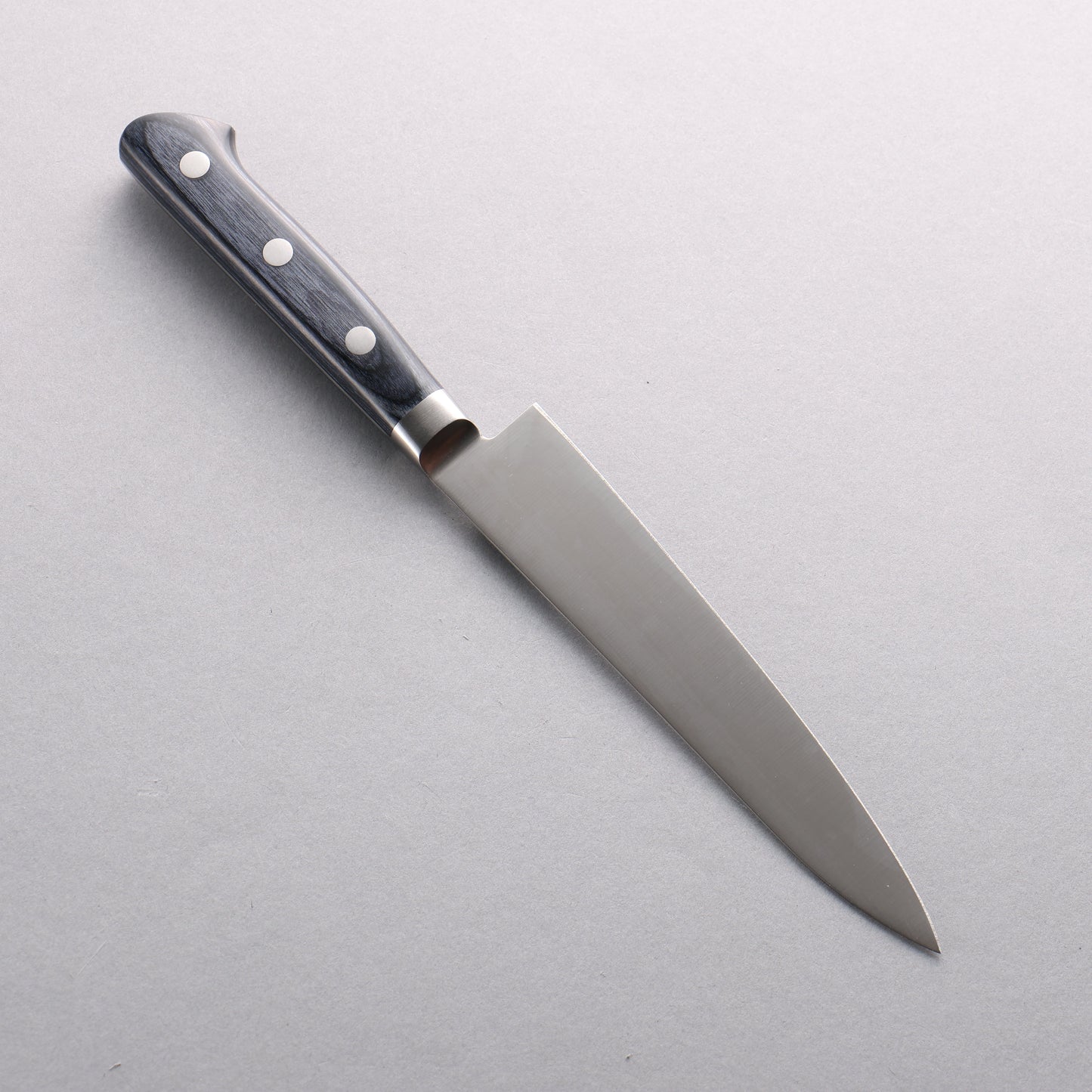 清助 青天 モリブデン鋼(MOL) ペティーナイフ 150mm 合板 (紺色)柄 - 清助刃物