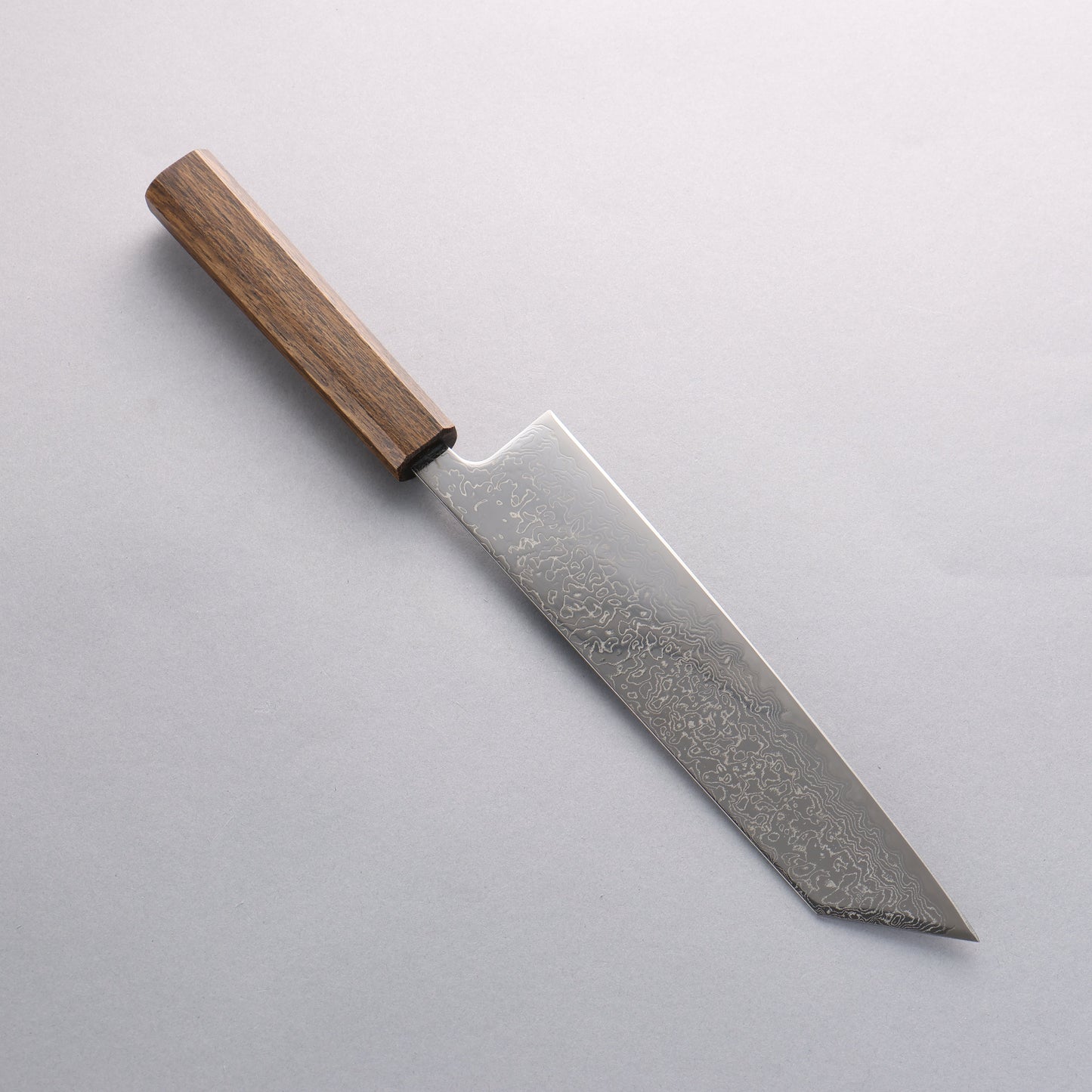 清助 V金10号 鏡面仕上げ ダマスカス 切付包丁 210mm 樫柄 - 清助刃物