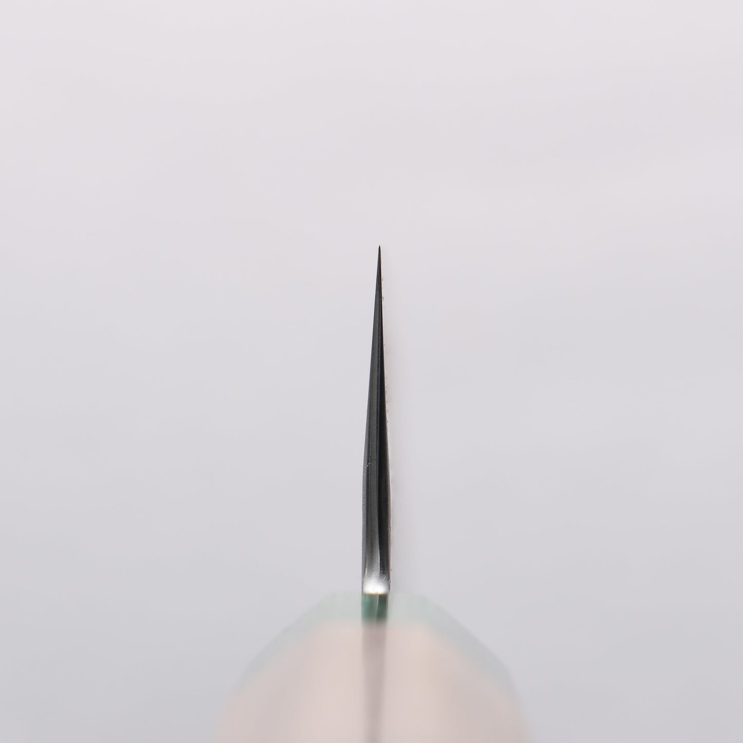 清助 青スーパー鋼 鎚目 牛刀包丁 210mm ウォルナット (両側緑口輪)柄 - 清助刃物