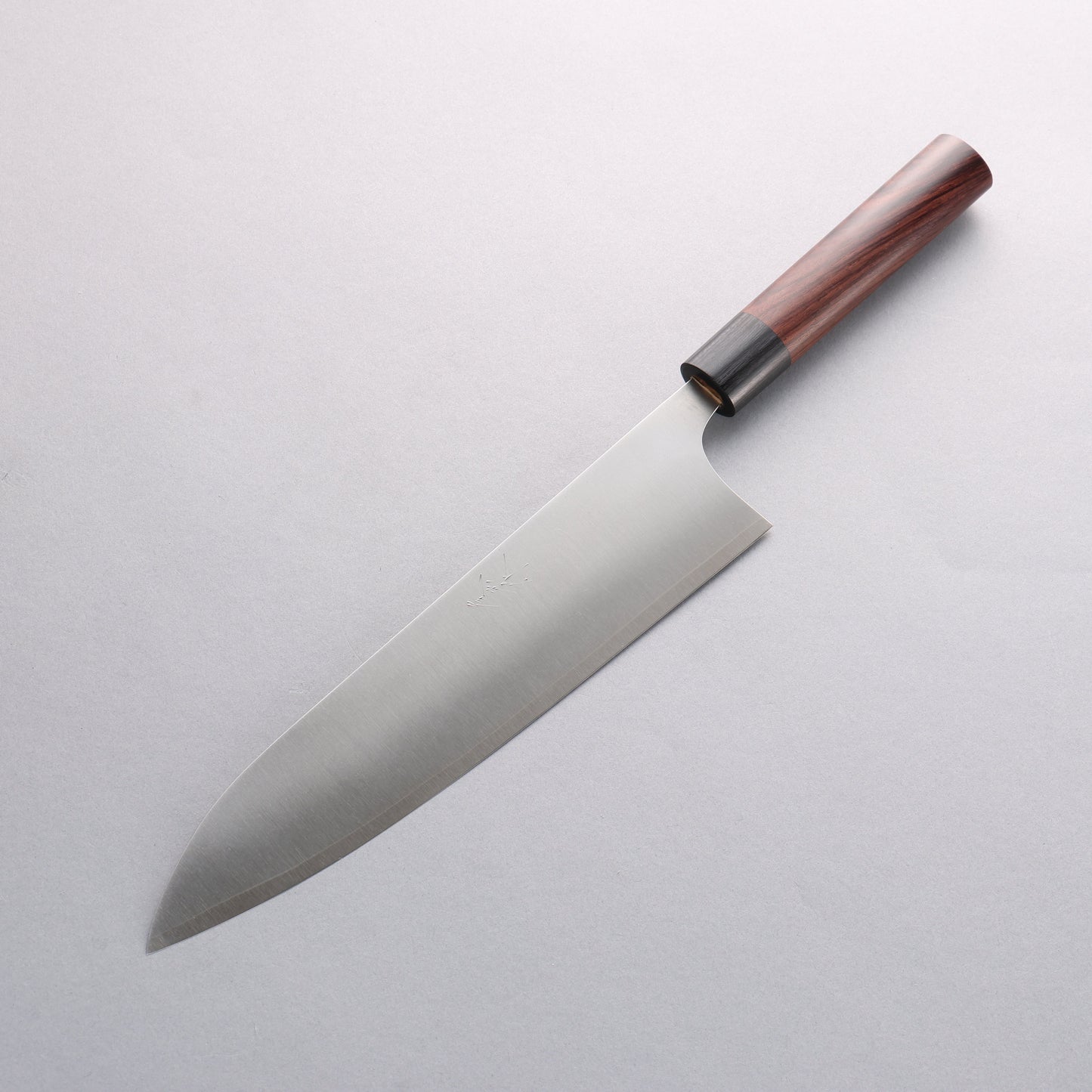 尾形 峻吾 SG2 磨き仕上げ 牛刀包丁 240mm 紫檀柄 - 清助刃物