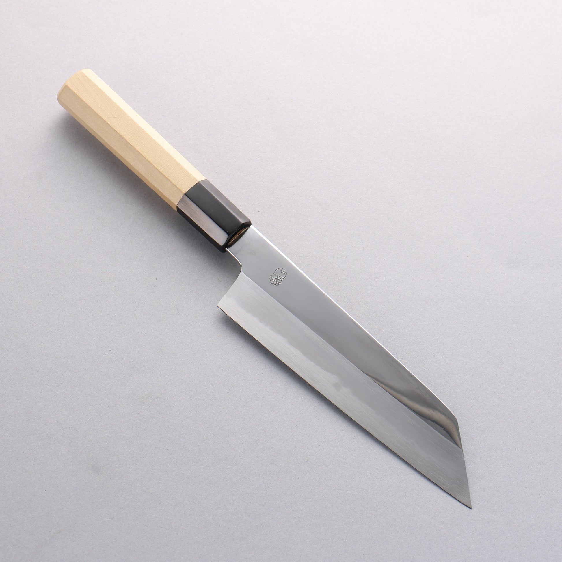 重陽 青一鋼 鏡面仕上げ 切付三徳包丁 180mm - 清助刃物