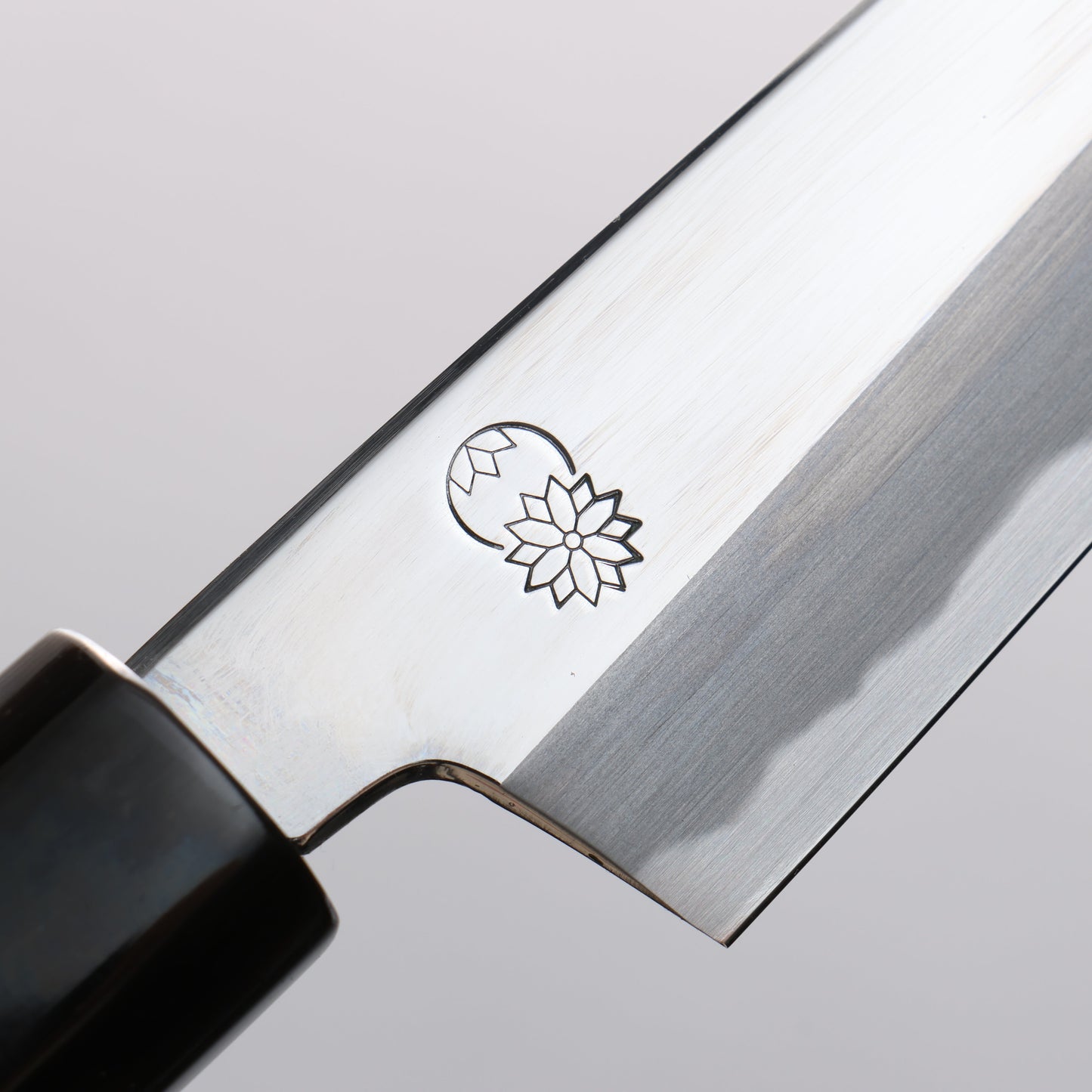 重陽 青一鋼 鏡面仕上げ 切付ペティナイフ 135mm 朴柄 - 清助刃物