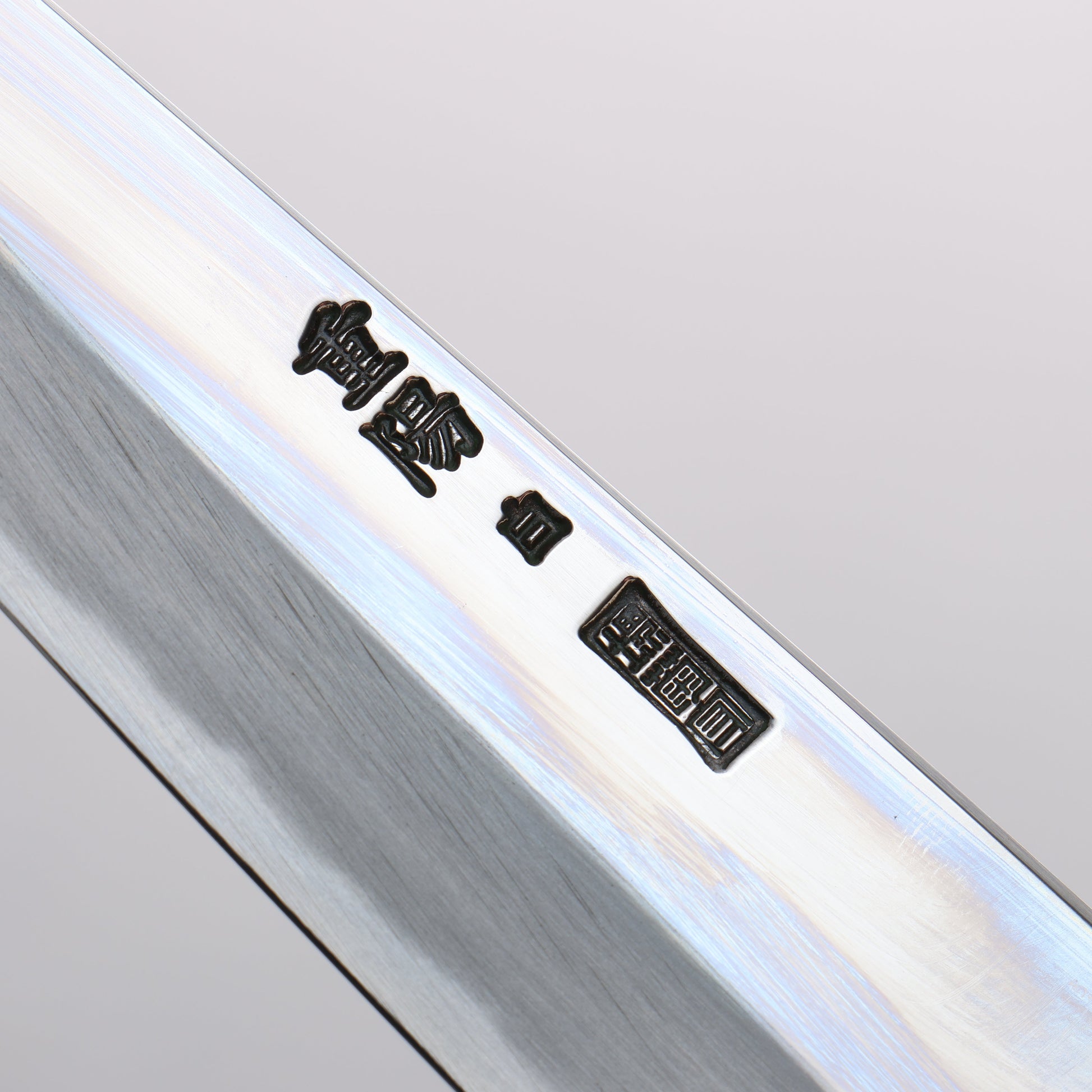 重陽 白鋼 鏡面仕上げ 切付ペティナイフ 135mm 朴柄 - 清助刃物