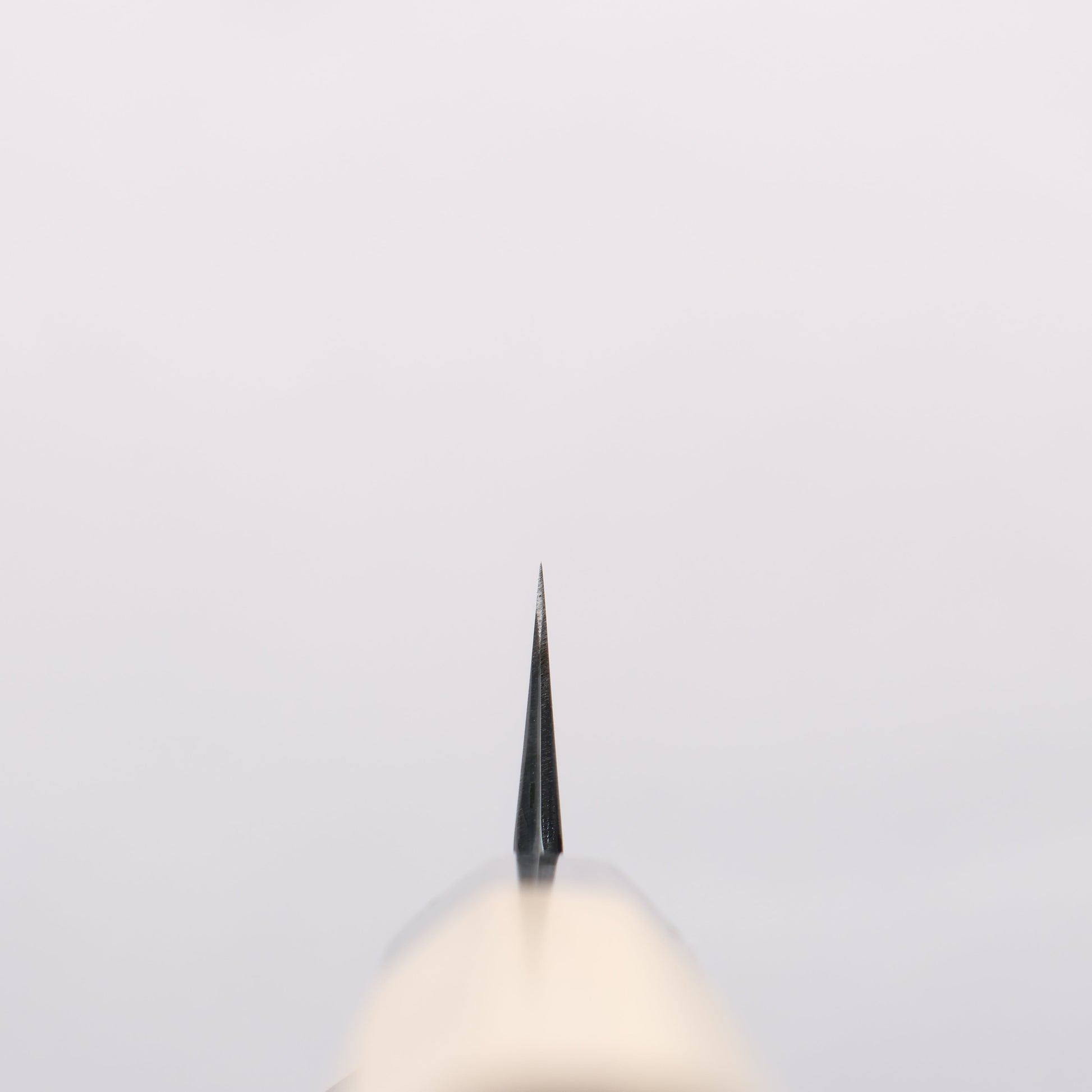 重陽 白鋼 鏡面仕上げ 切付ペティナイフ 135mm 朴柄 - 清助刃物
