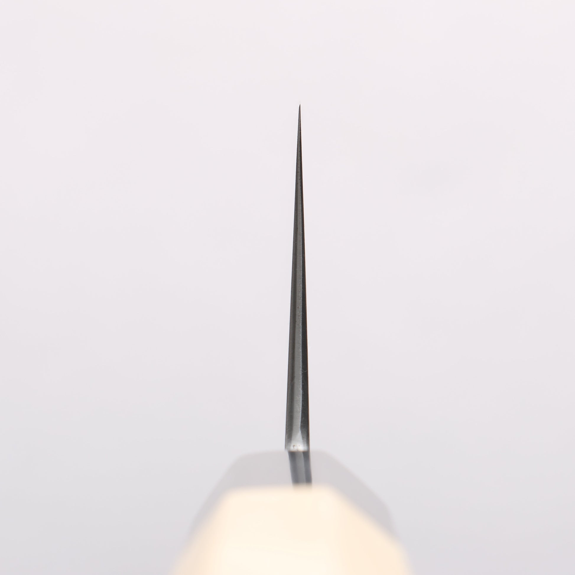 菊月 白ニ鋼 霞研 牛刀包丁 270mm 朴柄 - 清助刃物