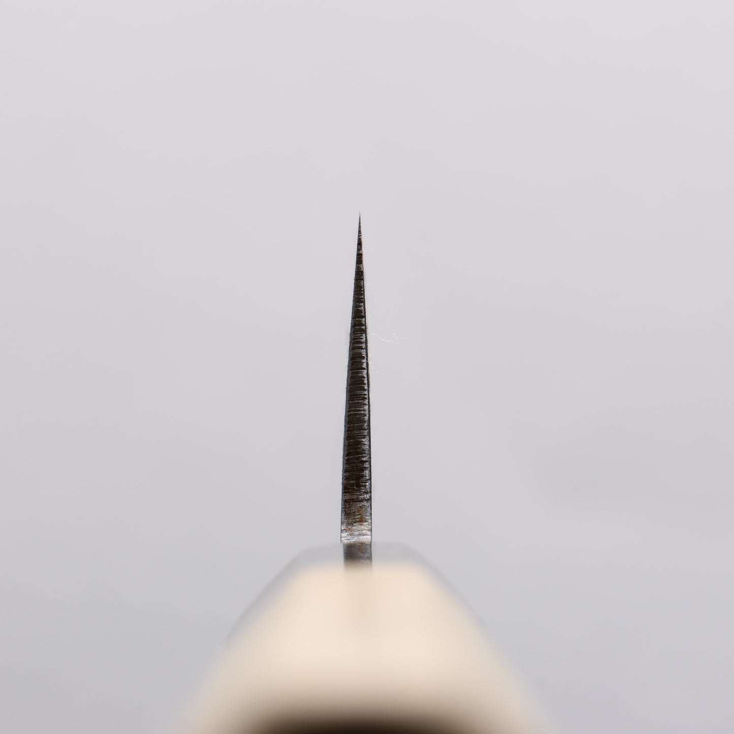 源 昭忠 青ニ鋼 霞研 三徳包丁 180mm 朴柄 - 清助刃物