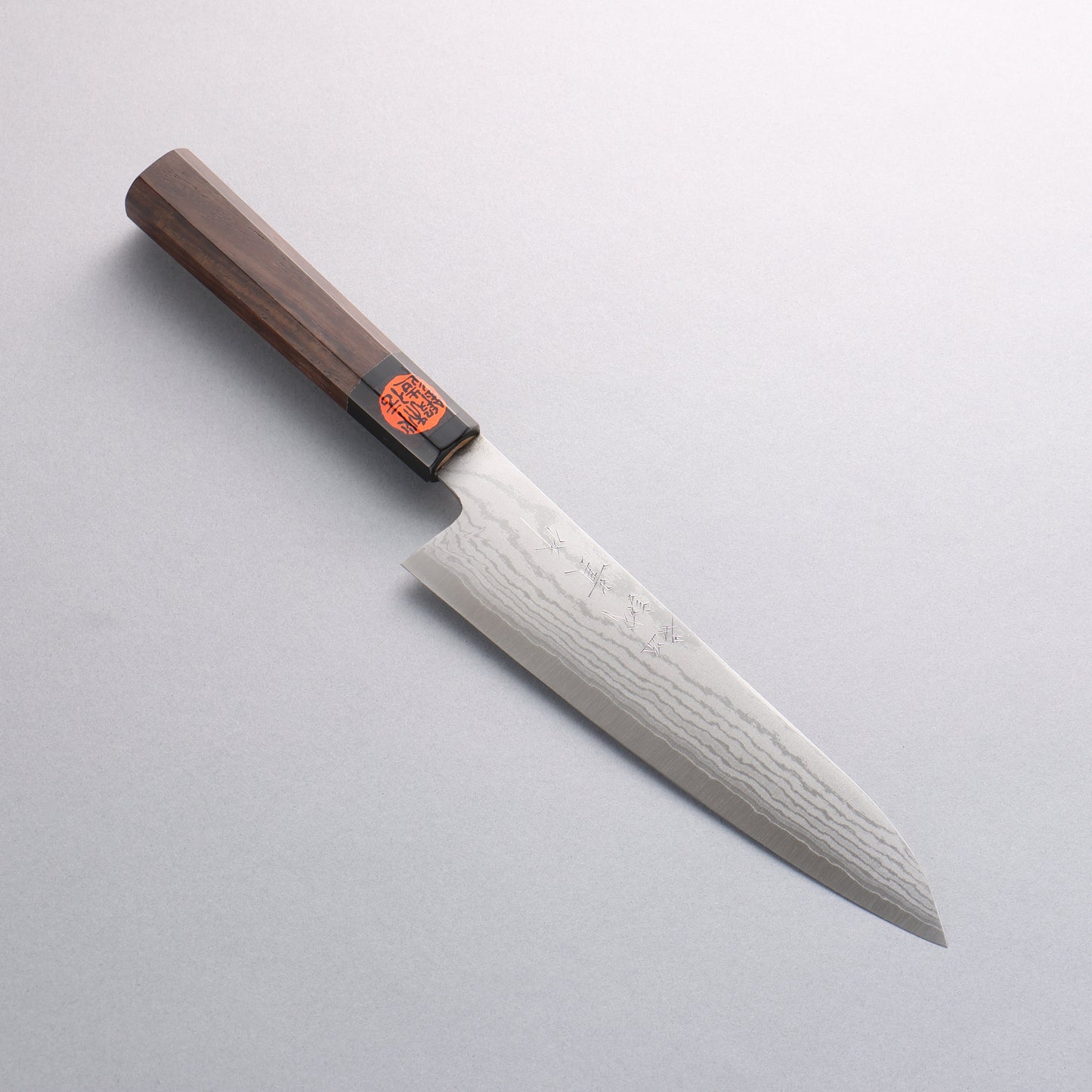 田中 誠貴 VG10 17層 ダマスカス 牛刀包丁 180mm ウォルナット柄 - 清助刃物