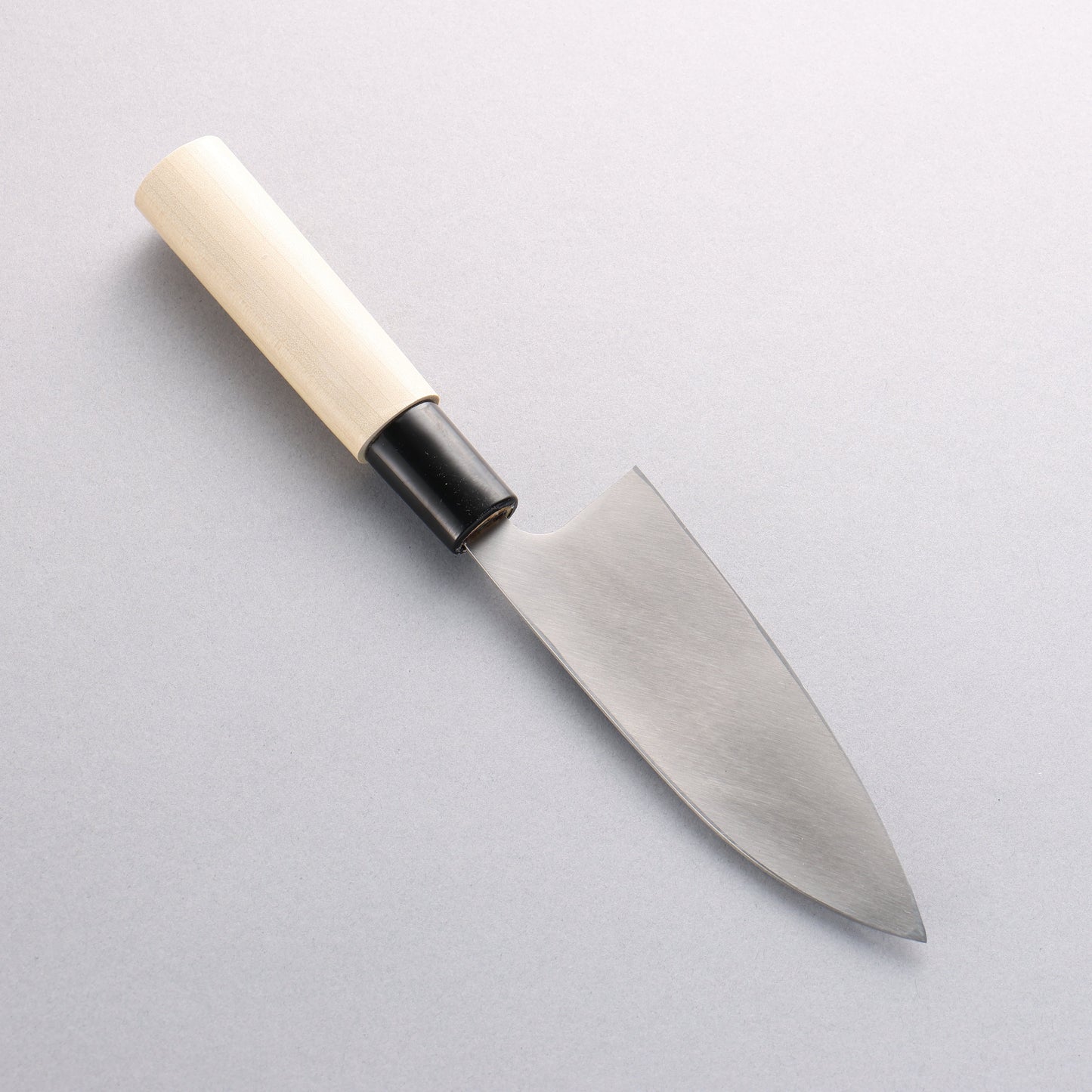 堺 孝行 INOX モリブデン鋼 鯵切り包丁 120mm 朴柄 - 清助刃物