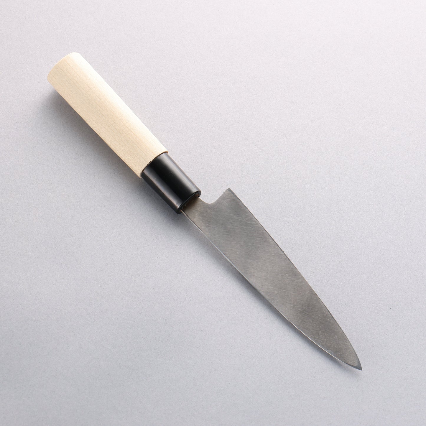 堺 孝行 INOX モリブデン鋼 バラン切り包丁 120mm 朴柄 - 清助刃物