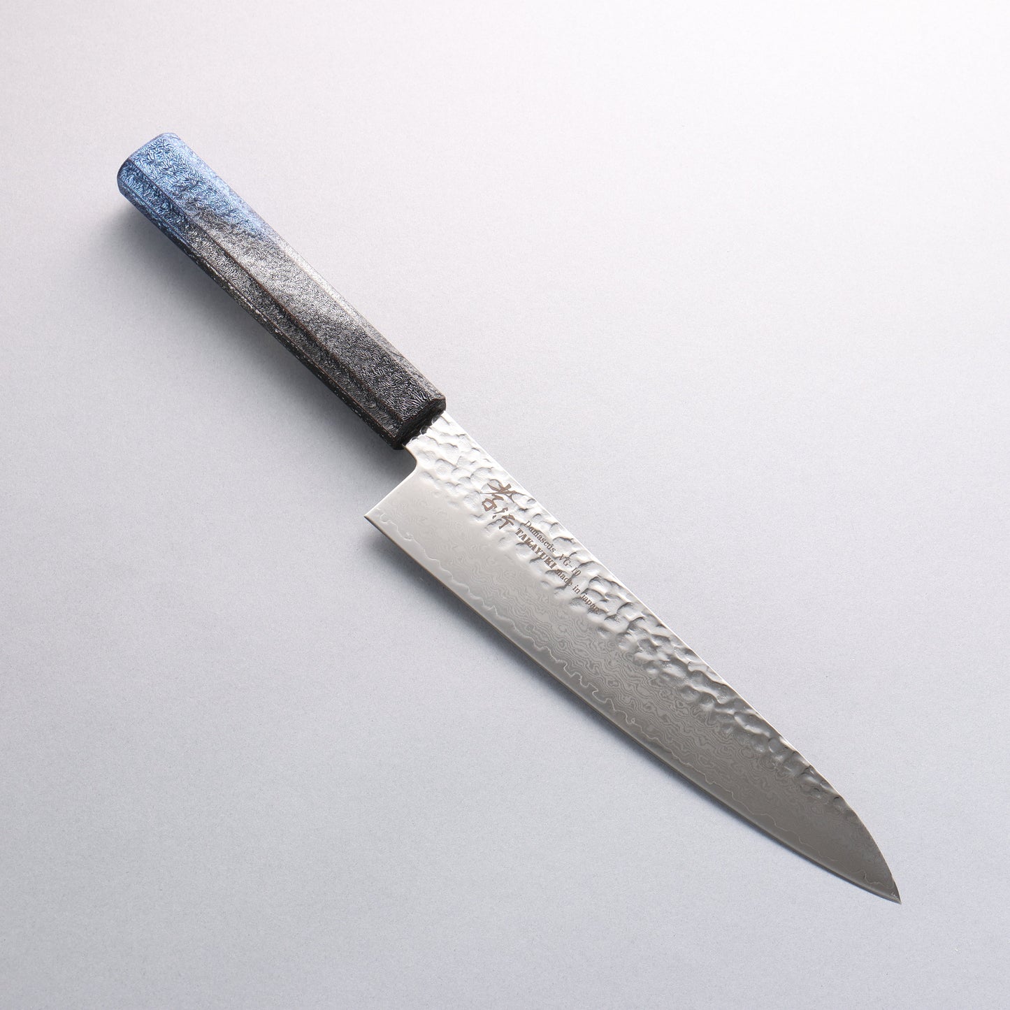 堺 孝行 琳凰 VG10 33層 ダマスカス 牛刀包丁 和包丁 210mm 青漆塗り柄 - 清助刃物