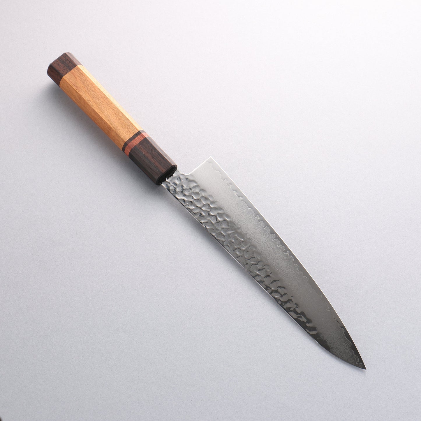 堺 孝行 VG10 33層 ダマスカス 牛刀包丁 和包丁 210mm 山桜 (十二角)柄 - 清助刃物